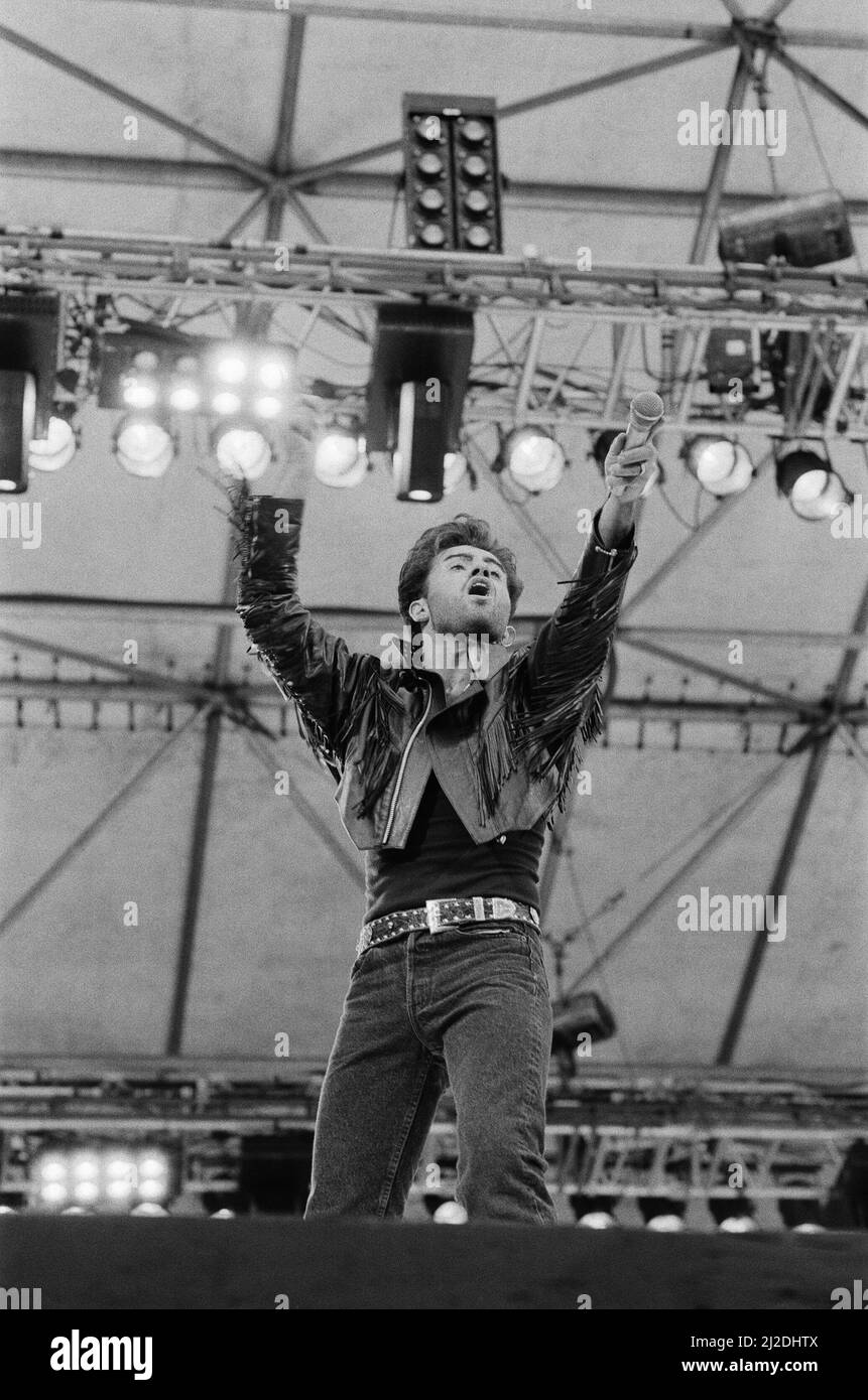 Wham final concert wembley stadium hi-res stock photography and