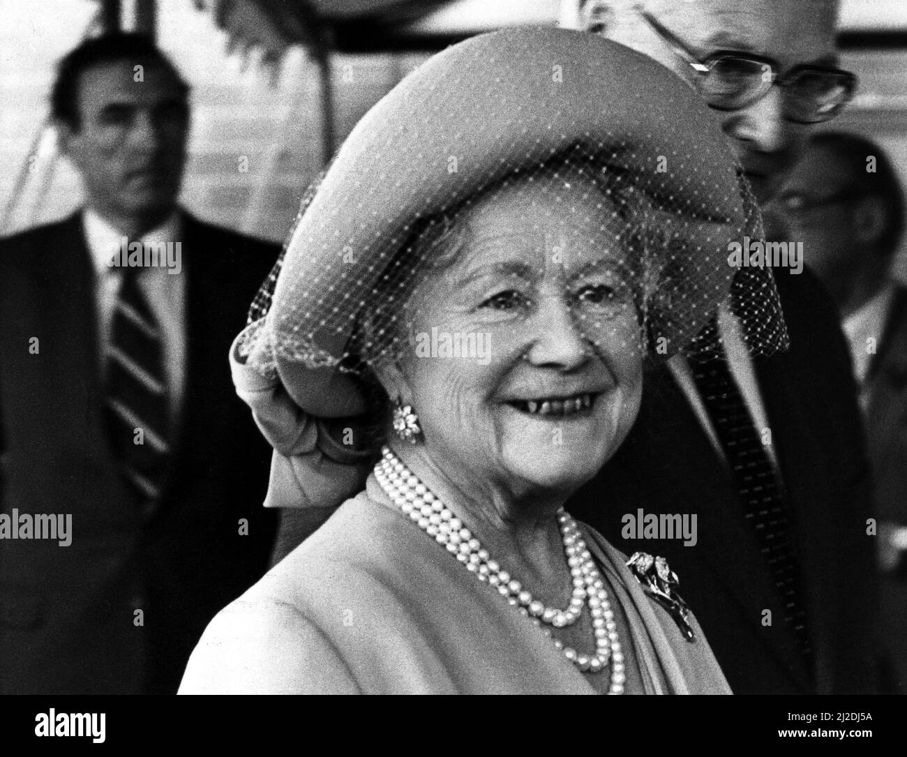 Queen Elizabeth the Queen Mother North East Visits Queen Elizabeth the