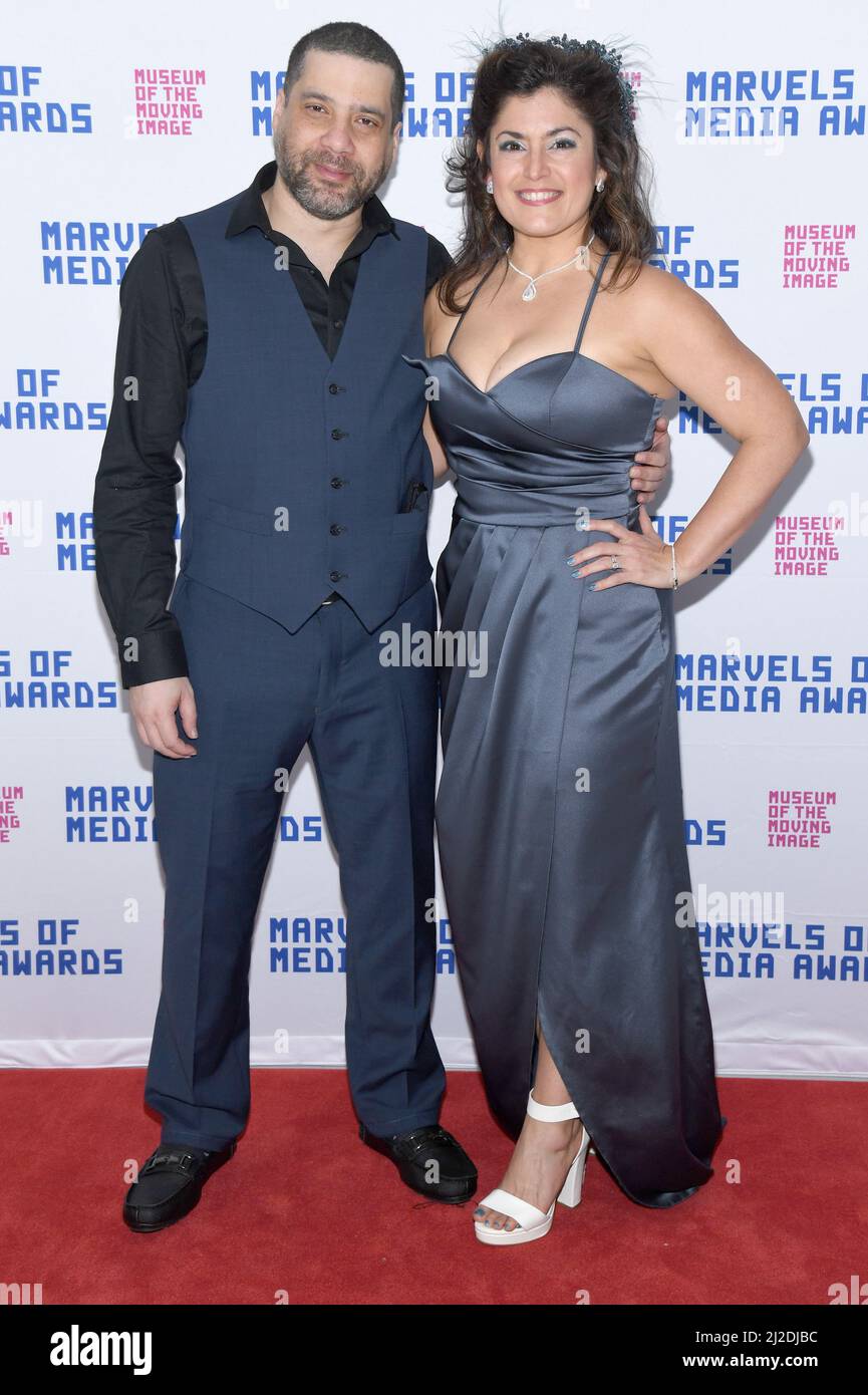 (L-R) Julio Garay and Alba Enid Garcia Rivas attend the 2022 Marvels Of ...