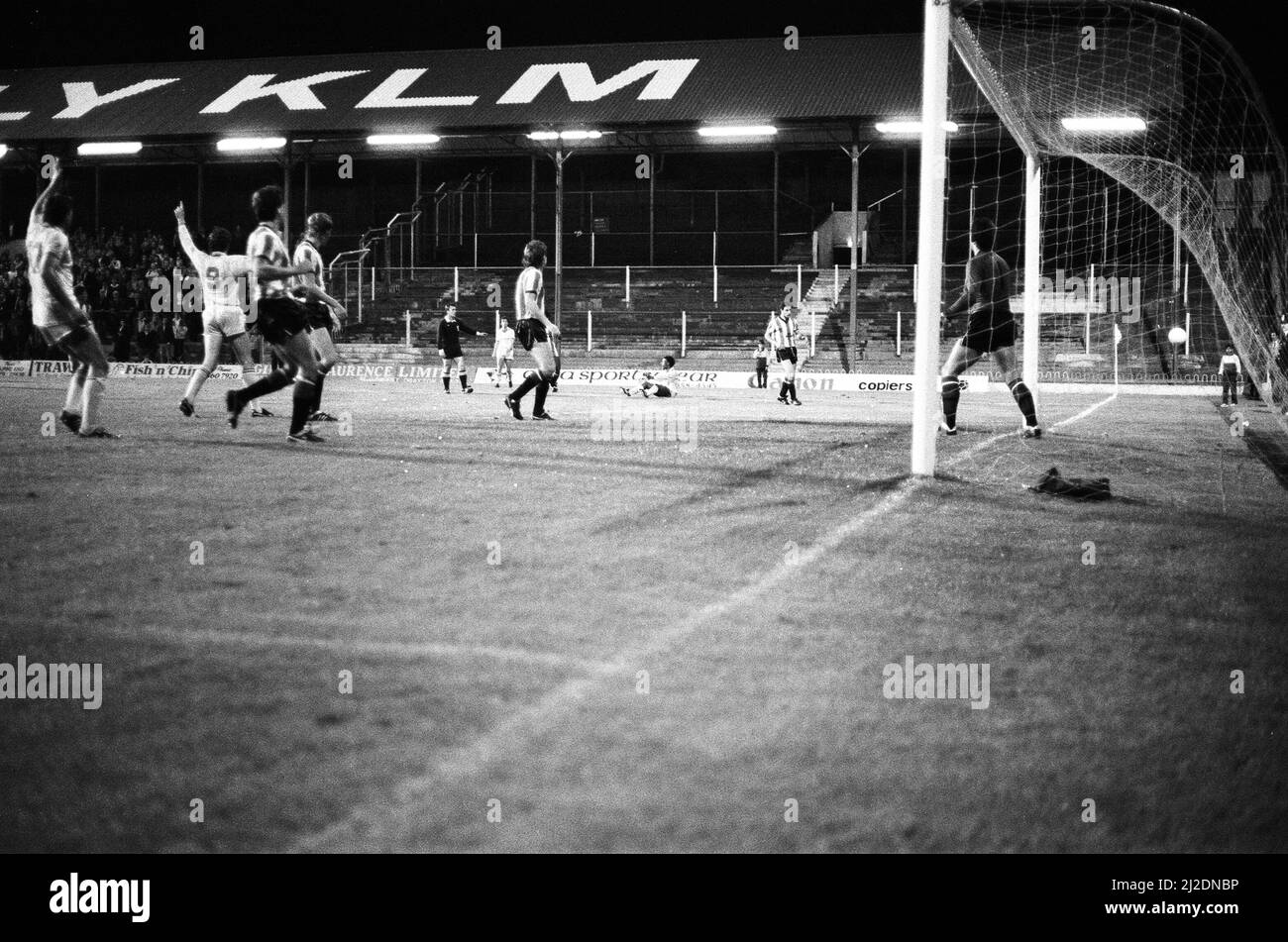 English League Division Three match held at Griffin Park, Brentford 1 -2 Reading. 17th September 1985.English League Division Three match held at Griffin Park, Brentford 1 -2 Reading. 17th September 1985. Stock Photo