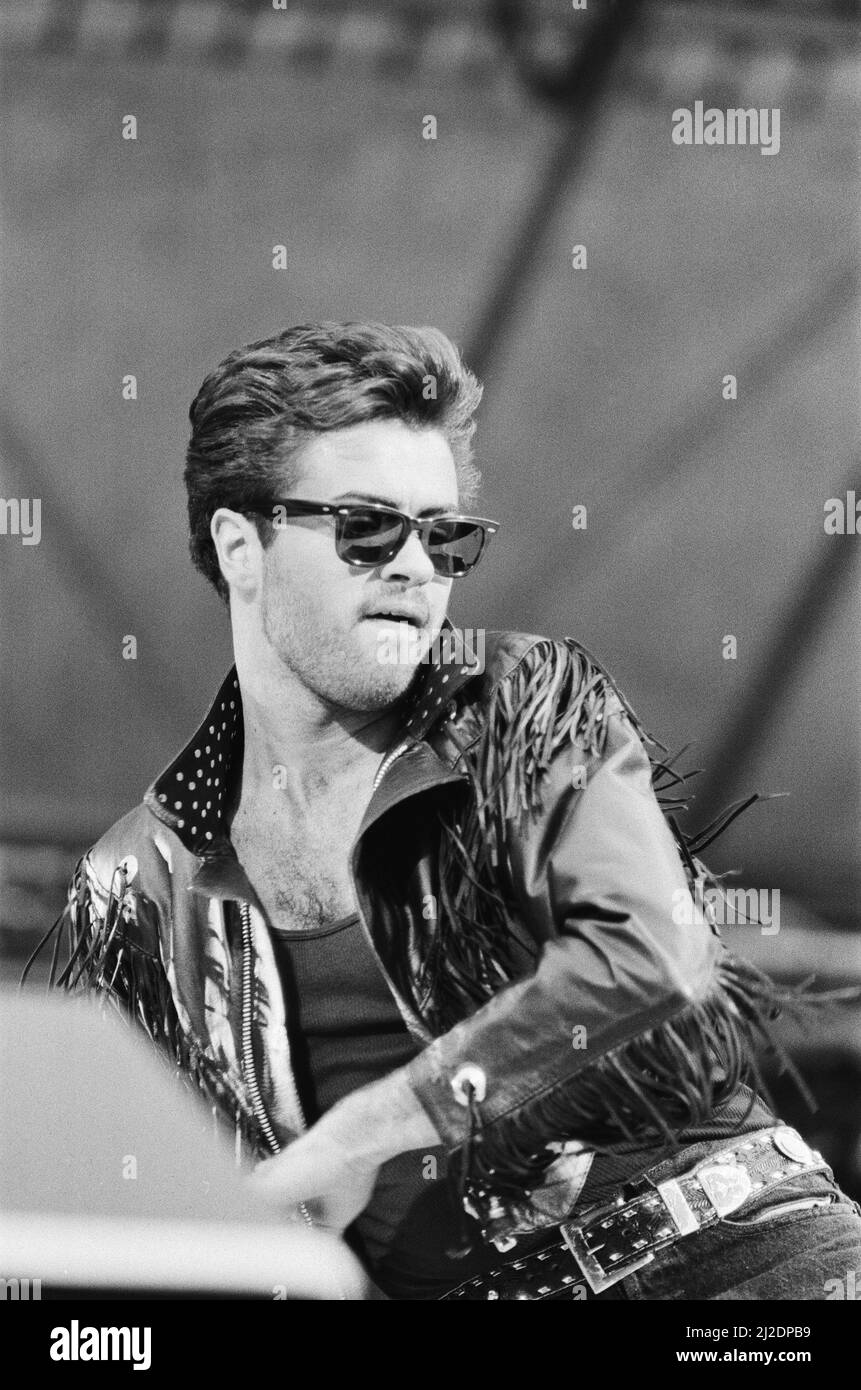 Wham. The Farewell Concert at Wembley Stadium, London England(Picture