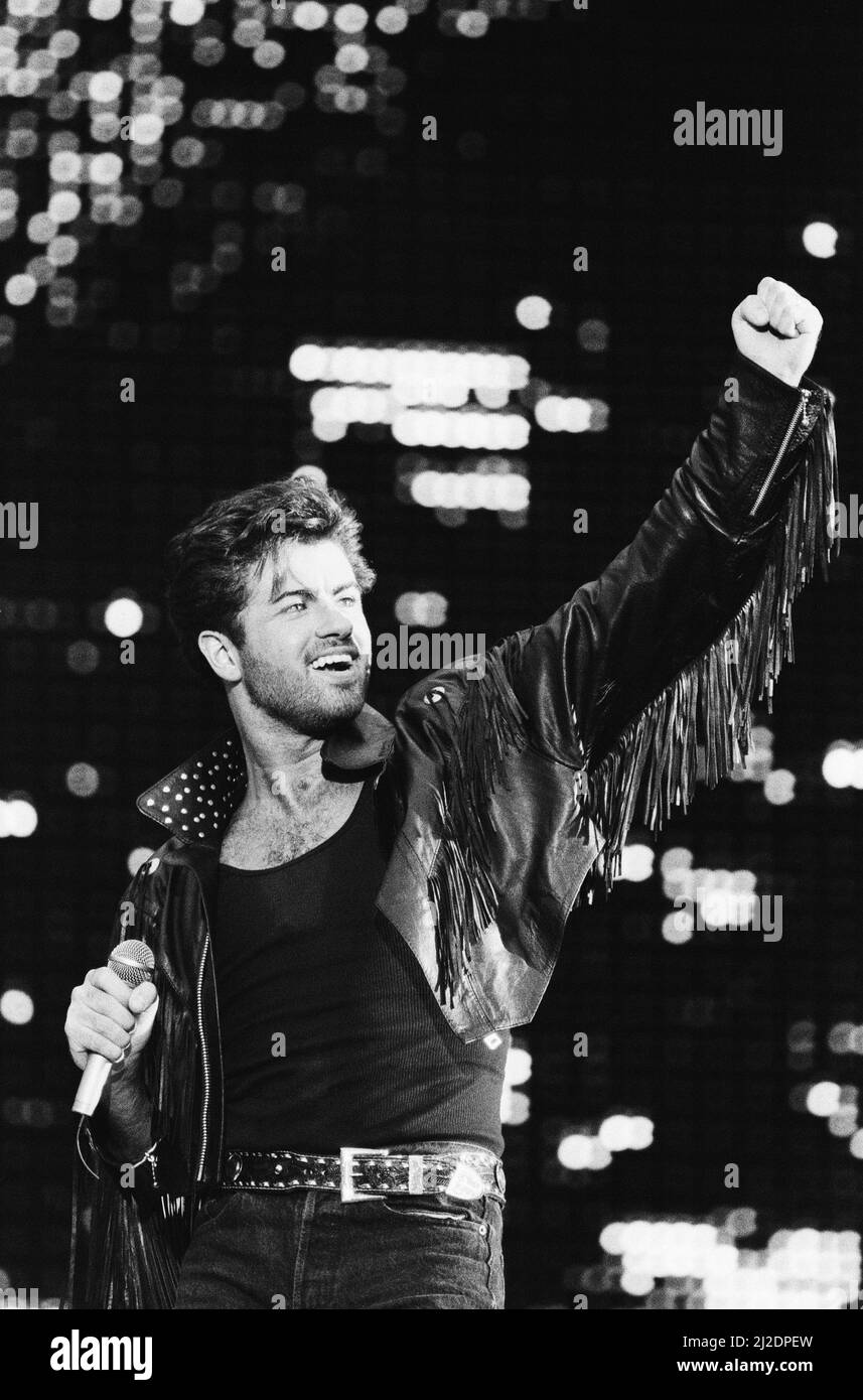 Wham. The Farewell Concert at Wembley Stadium, London England(Picture