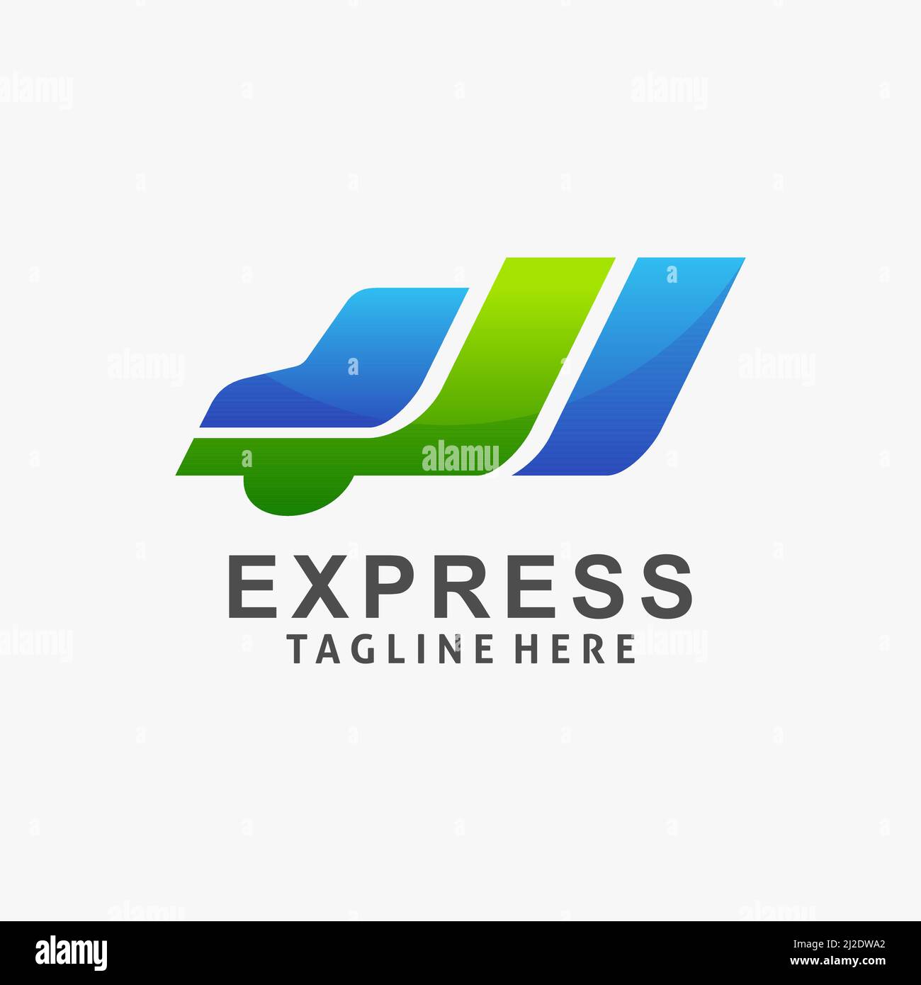Express delivery logo design Stock Vector