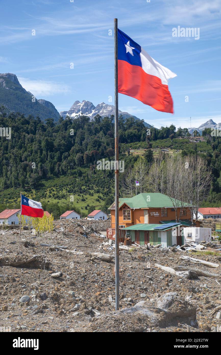 ChIle, 27012020, Villages and lonely standing houses in Patagonia
