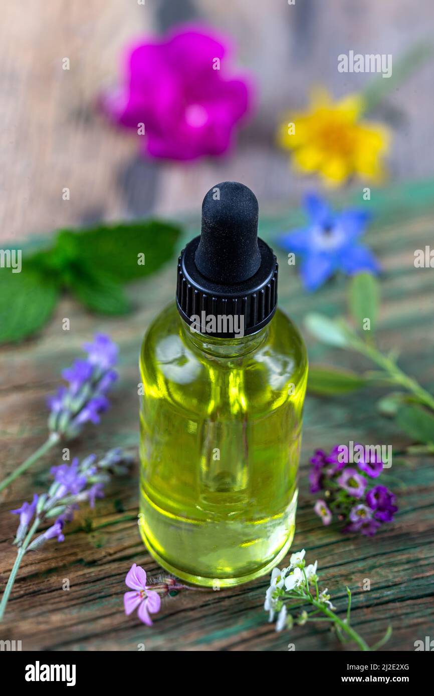 Essential oil Stock Photo