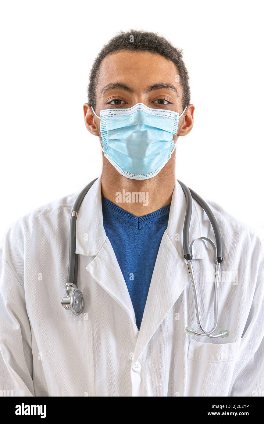 Doctor wearing a mask Stock Photo