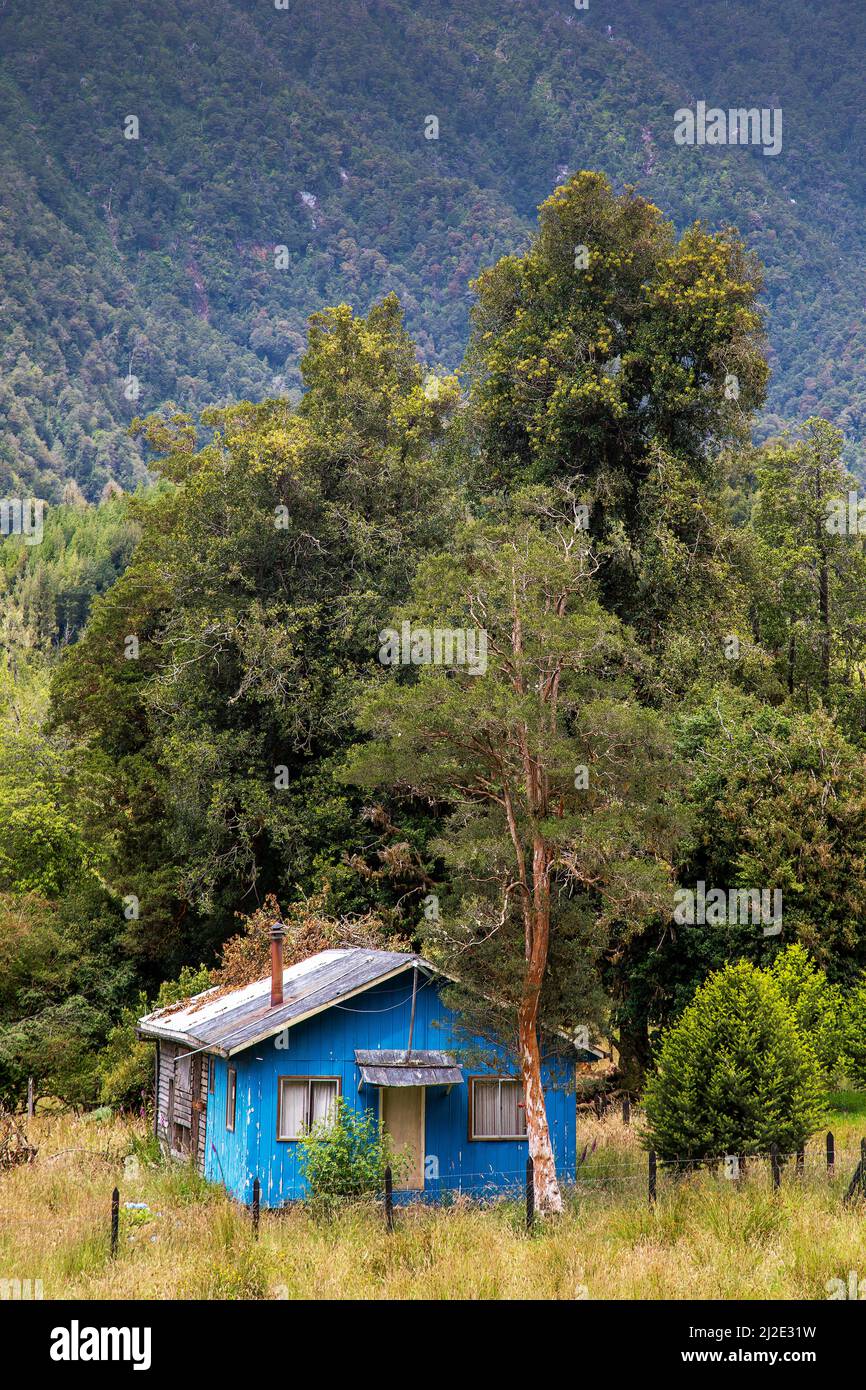 ChIle, 27012020, Villages and lonely standing houses in Patagonia