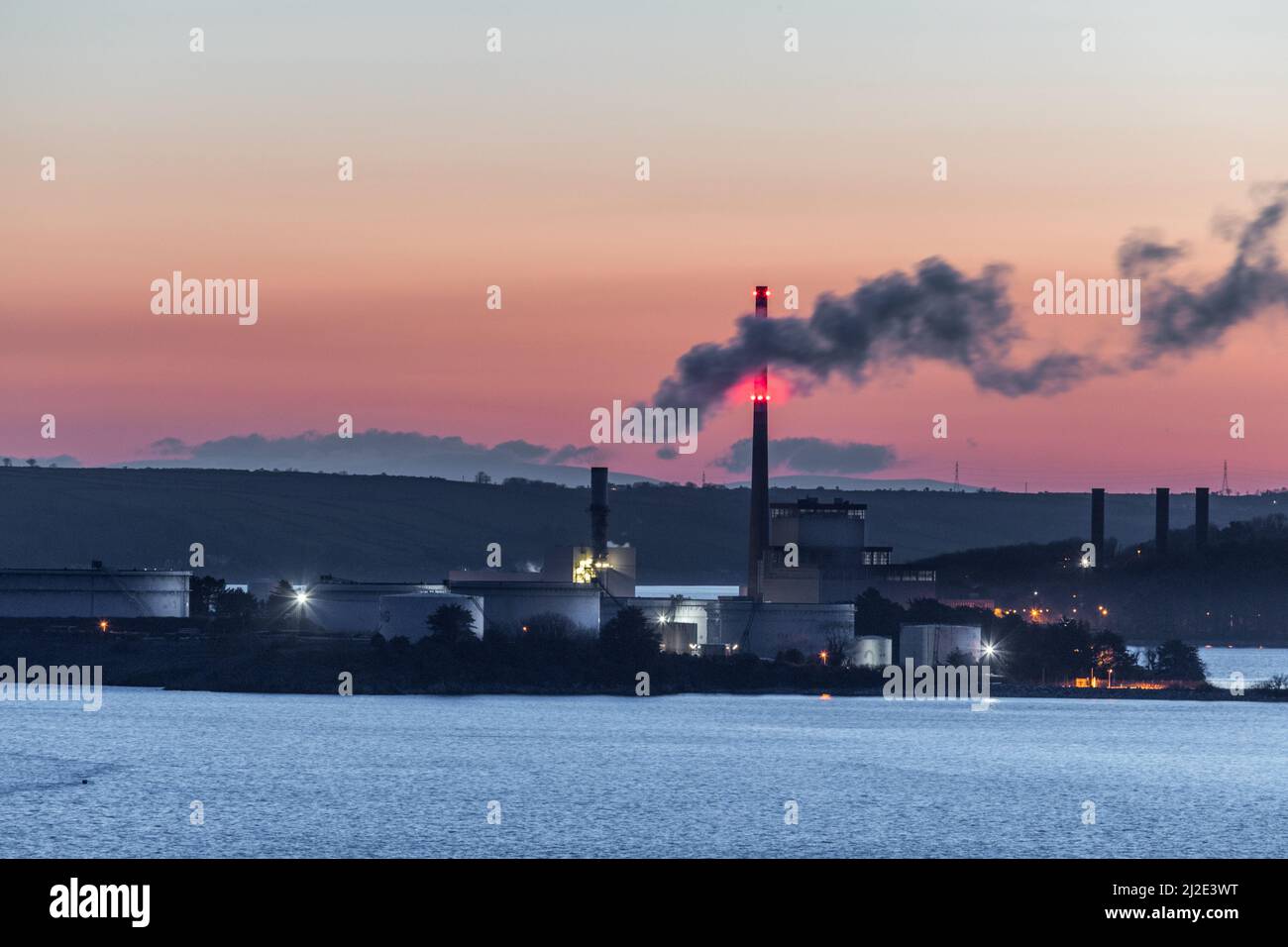 Oil well storage tanks in hires stock photography and images Alamy