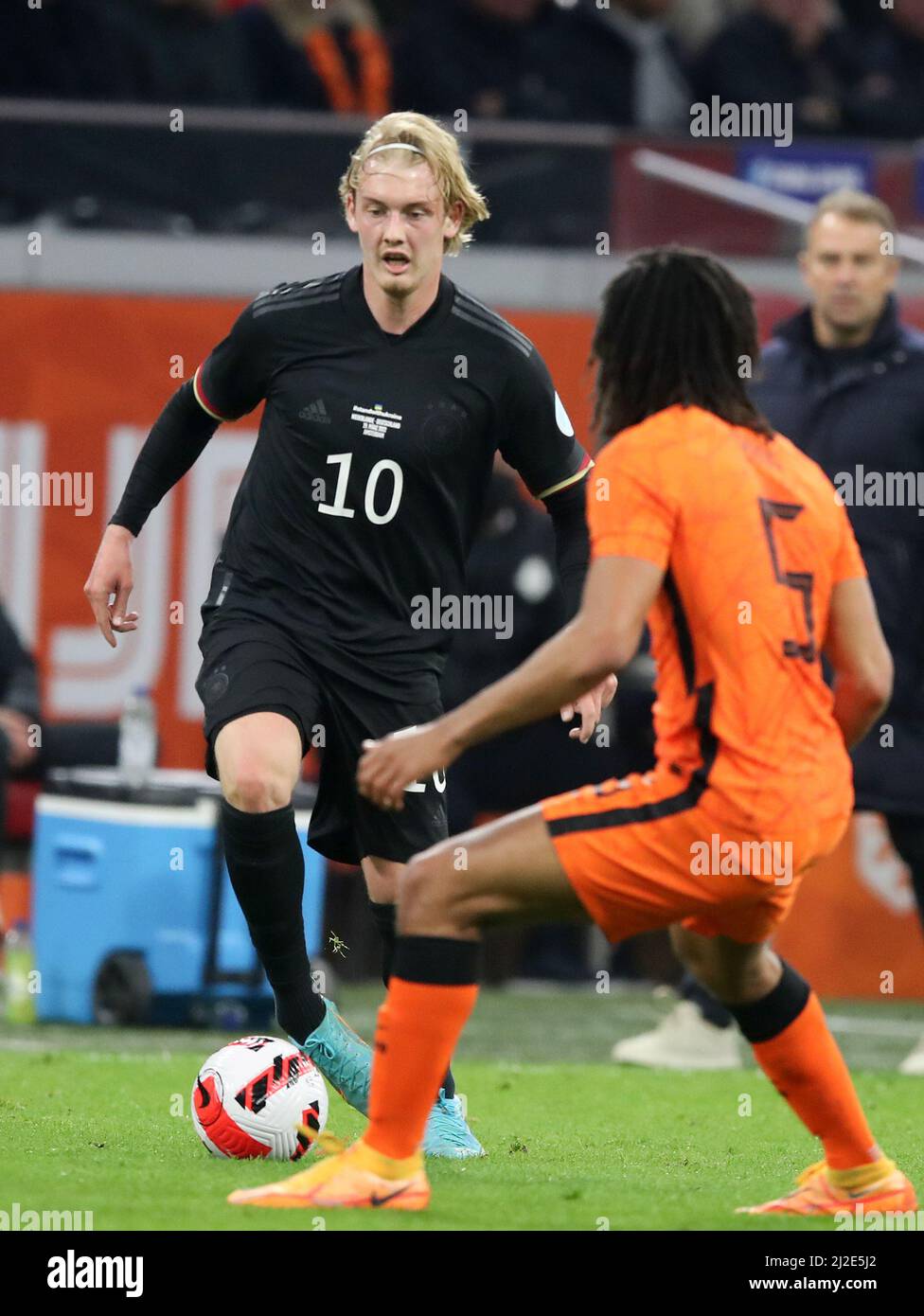 Julian Brandt of germany  Fussball LŠnderspiel Deutschland - Niederlande Holland  friendly match Germany - Netherlands  29.3.2022  © diebilderwelt / Alamy Stock Stock Photo