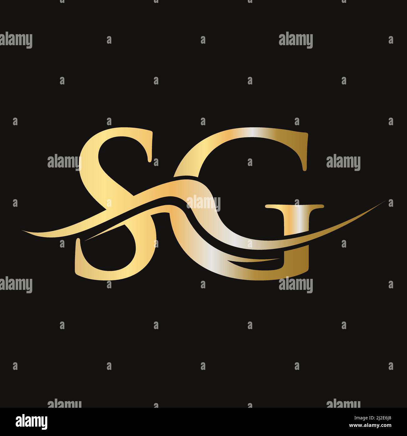 SG Logo Design. Initial SG Letter Logo Icon Design Vector Pro Vector.  12738833 Vector Art at Vecteezy