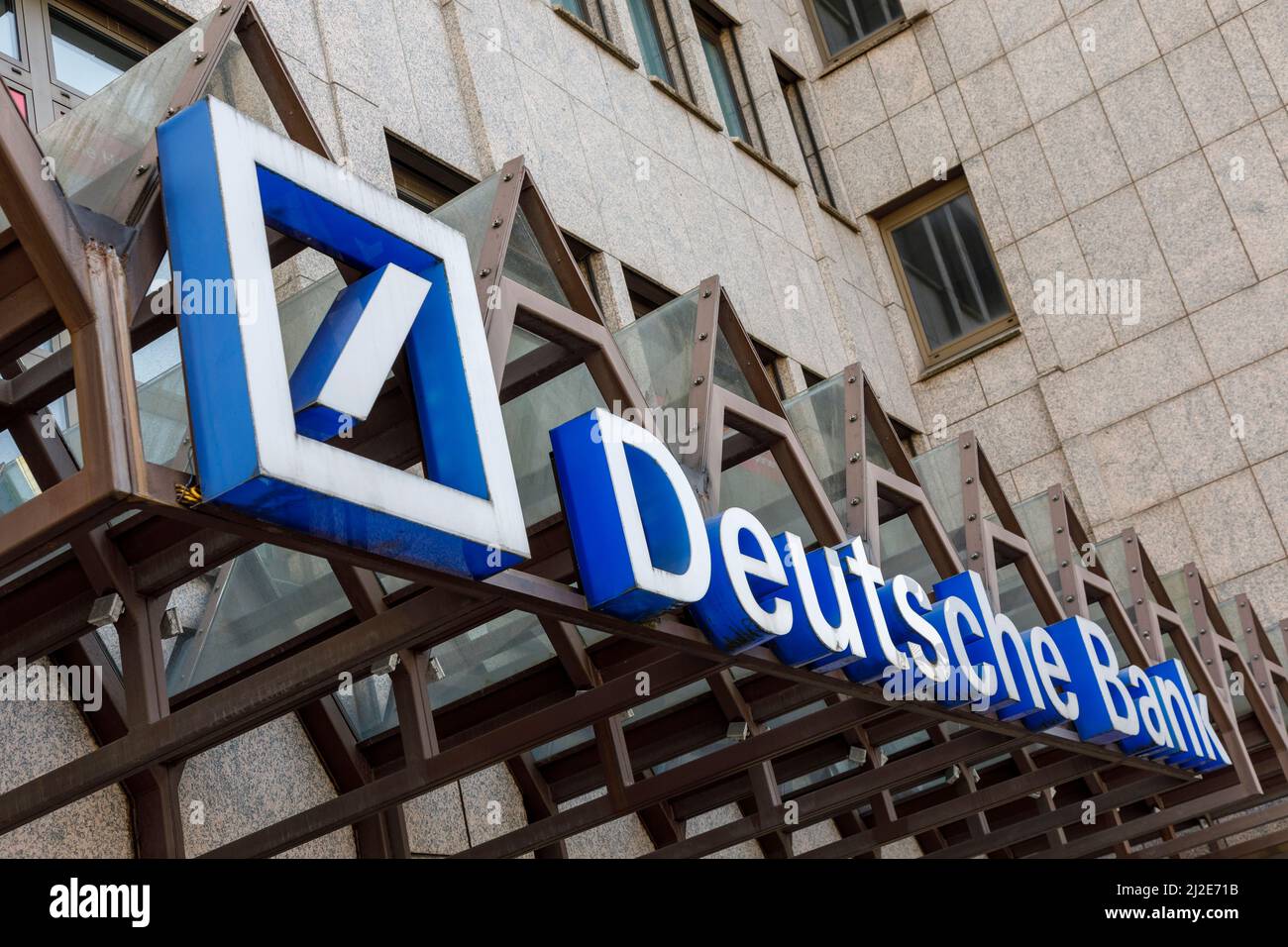 Deutsche Bank Solingen Stock Photo