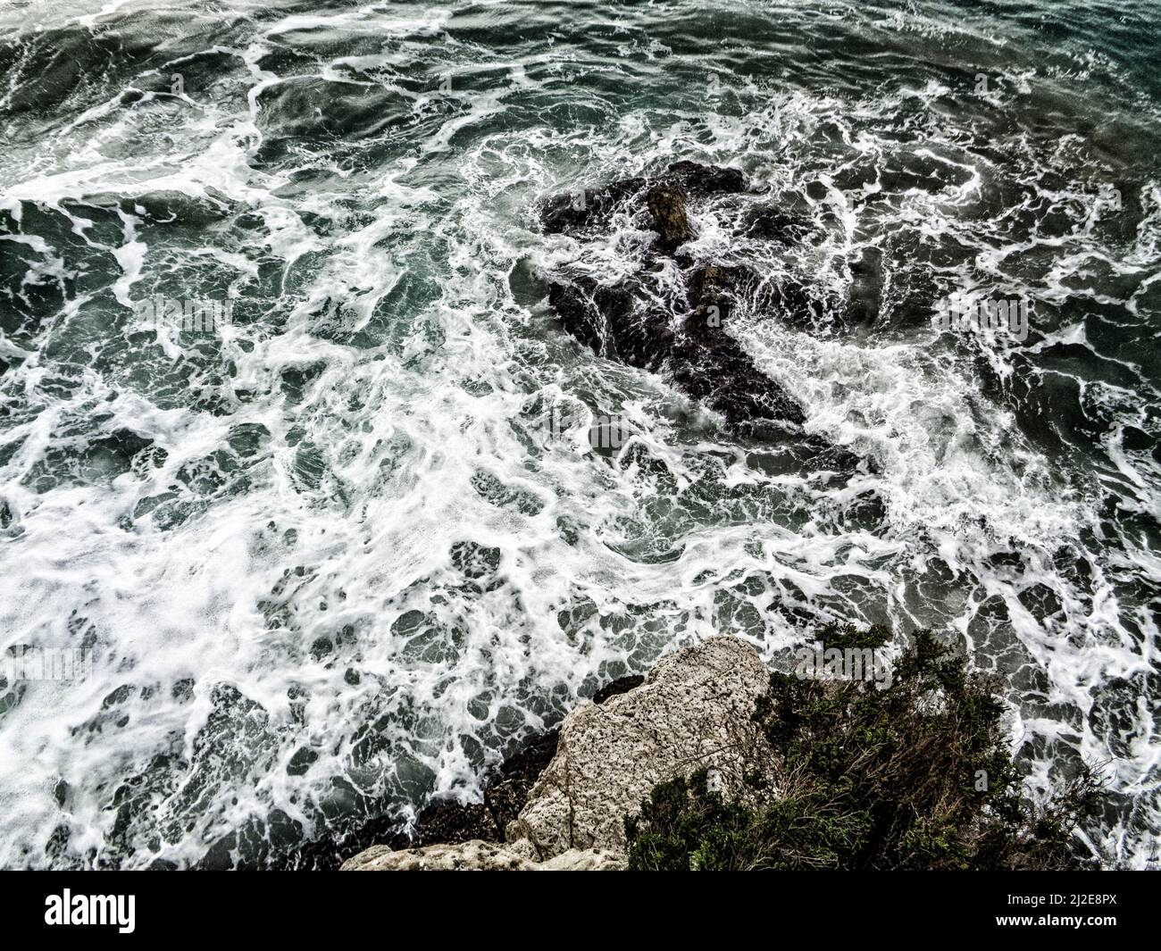Semi Abstract Rocks Semi-abstract intimate natural patterns of sea swirling around ...