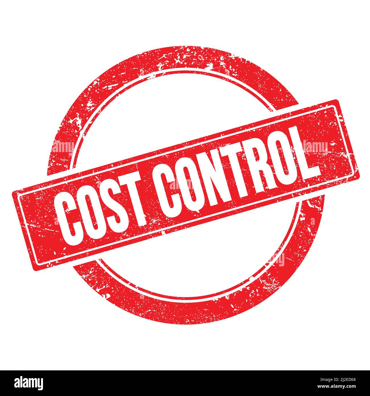 COST CONTROL text on red grungy round vintage stamp Stock Photo Alamy