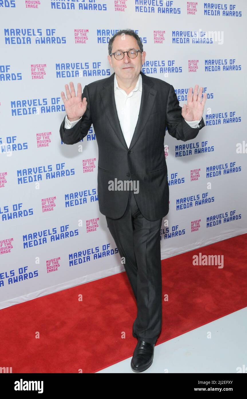 New York, United States. 01st Apr, 2022. Michael Barker, Co-President of Sony Pictures Classic, attends the Marvels of Media Awards in New York City. Credit: SOPA Images Limited/Alamy Live News Stock Photo