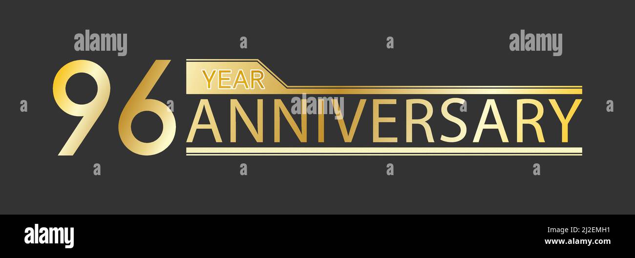 96th anniversary Stock Vector Images - Alamy