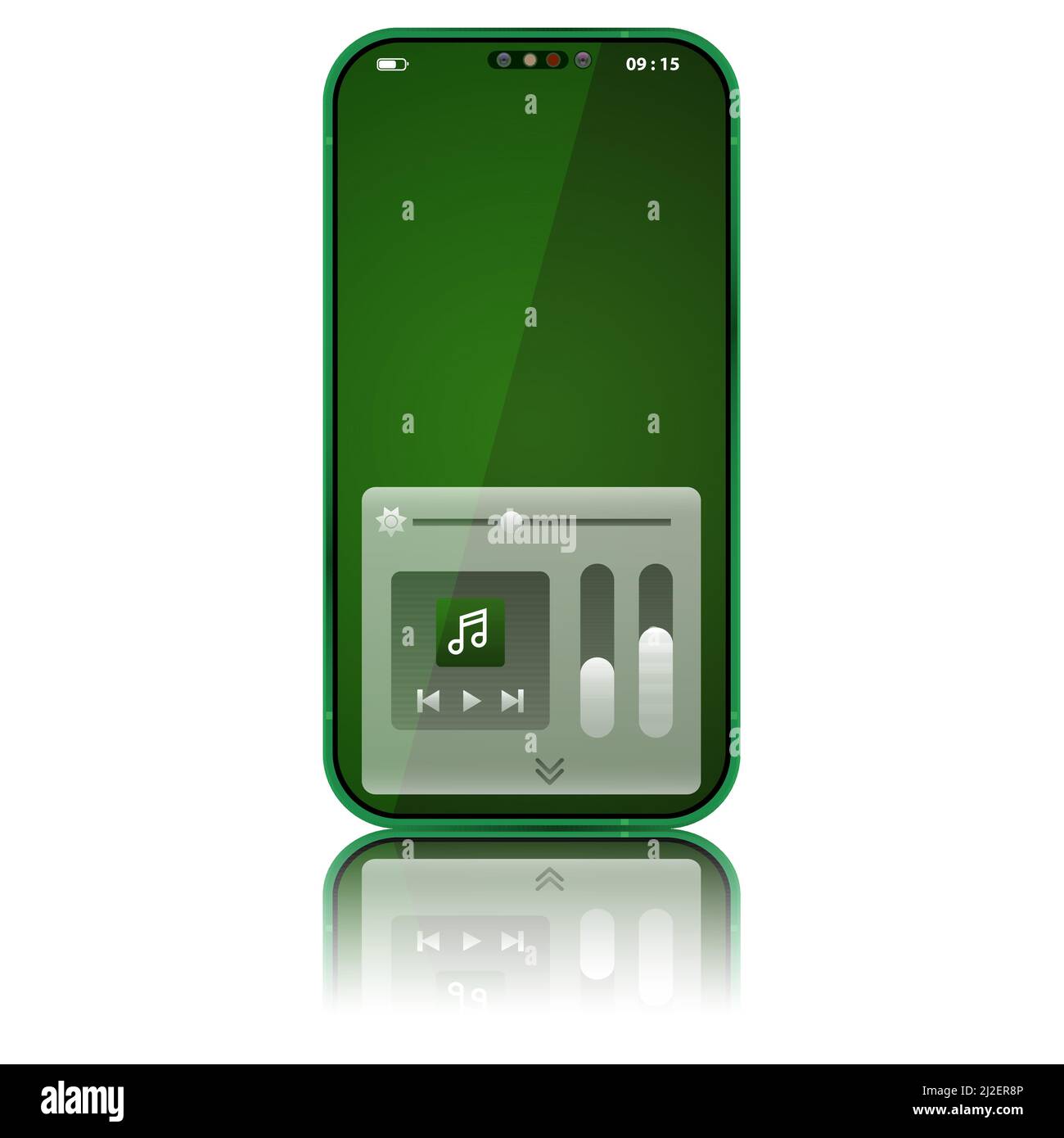 green home screen theme design Stock Vector Image & Art Alamy