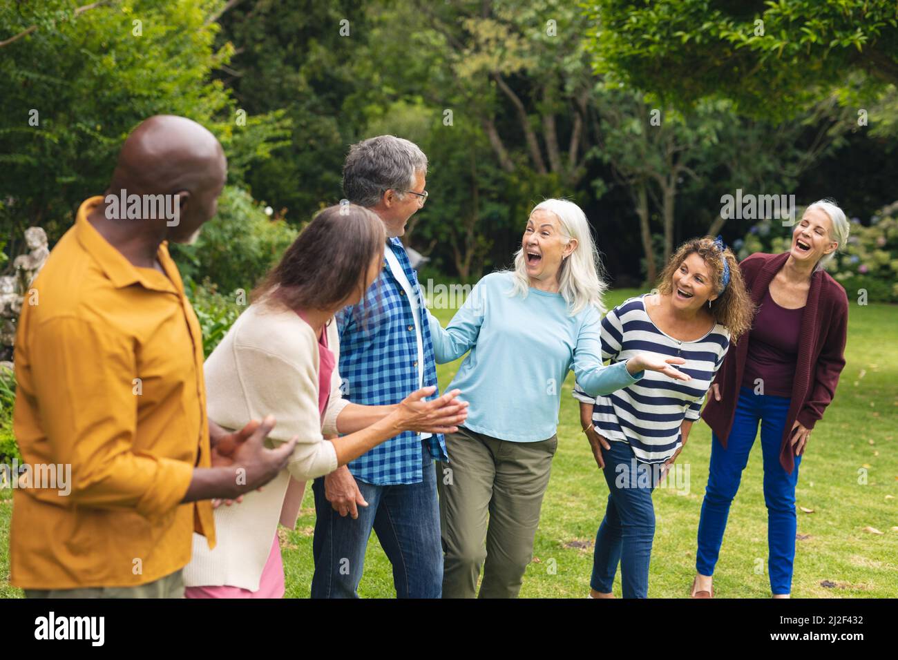 Happy multiracial friends having fun hi-res stock photography and ...