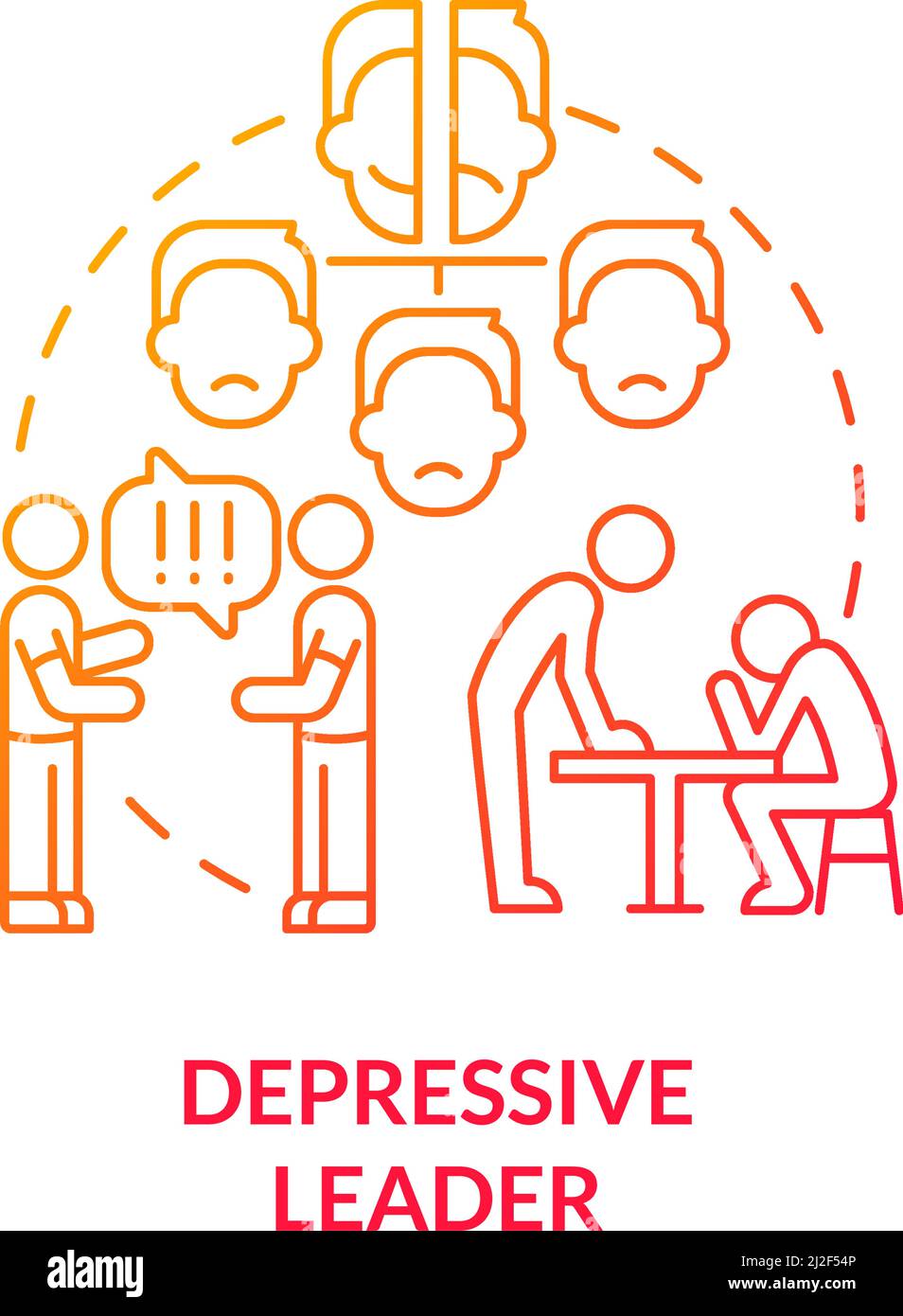 Depressive environment Stock Vector Images - Alamy