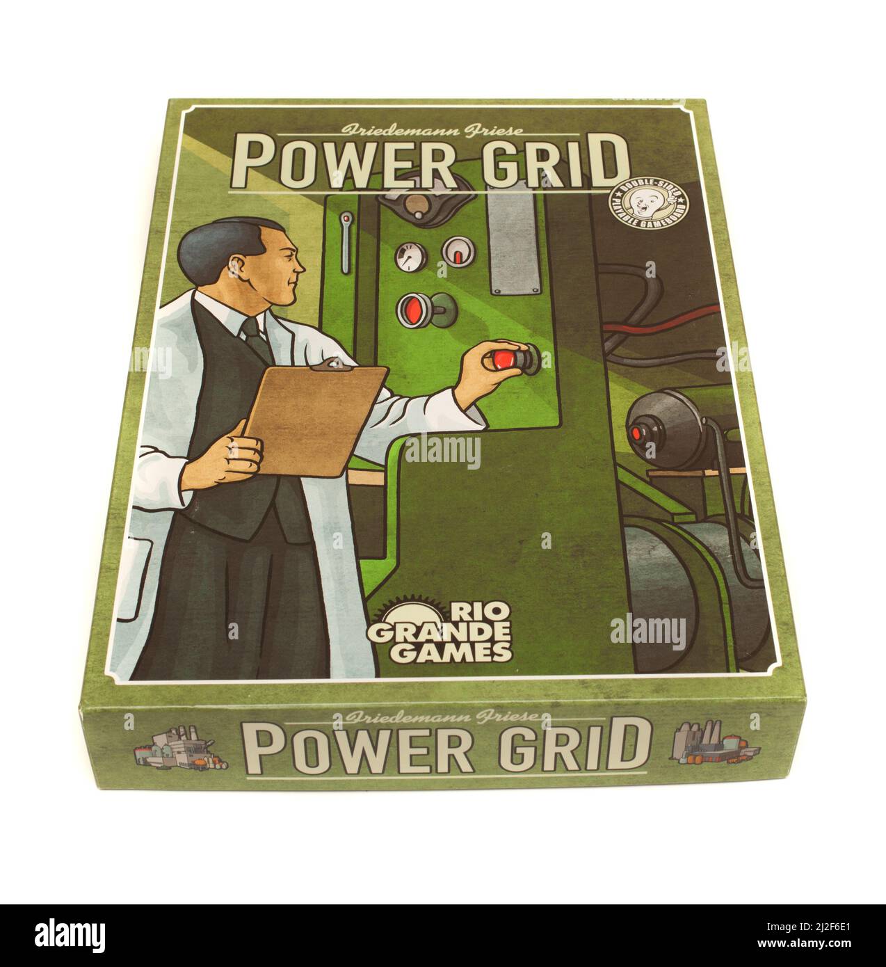 The board game, Power Grid Stock Photo Alamy