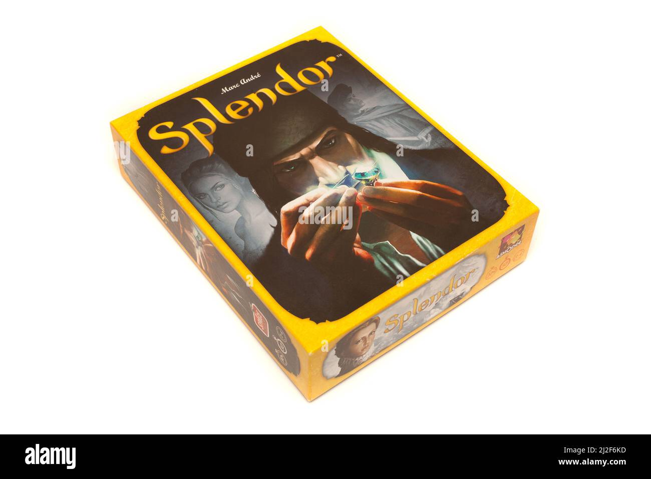 The board game Splendor by Marc Andre Stock Photo