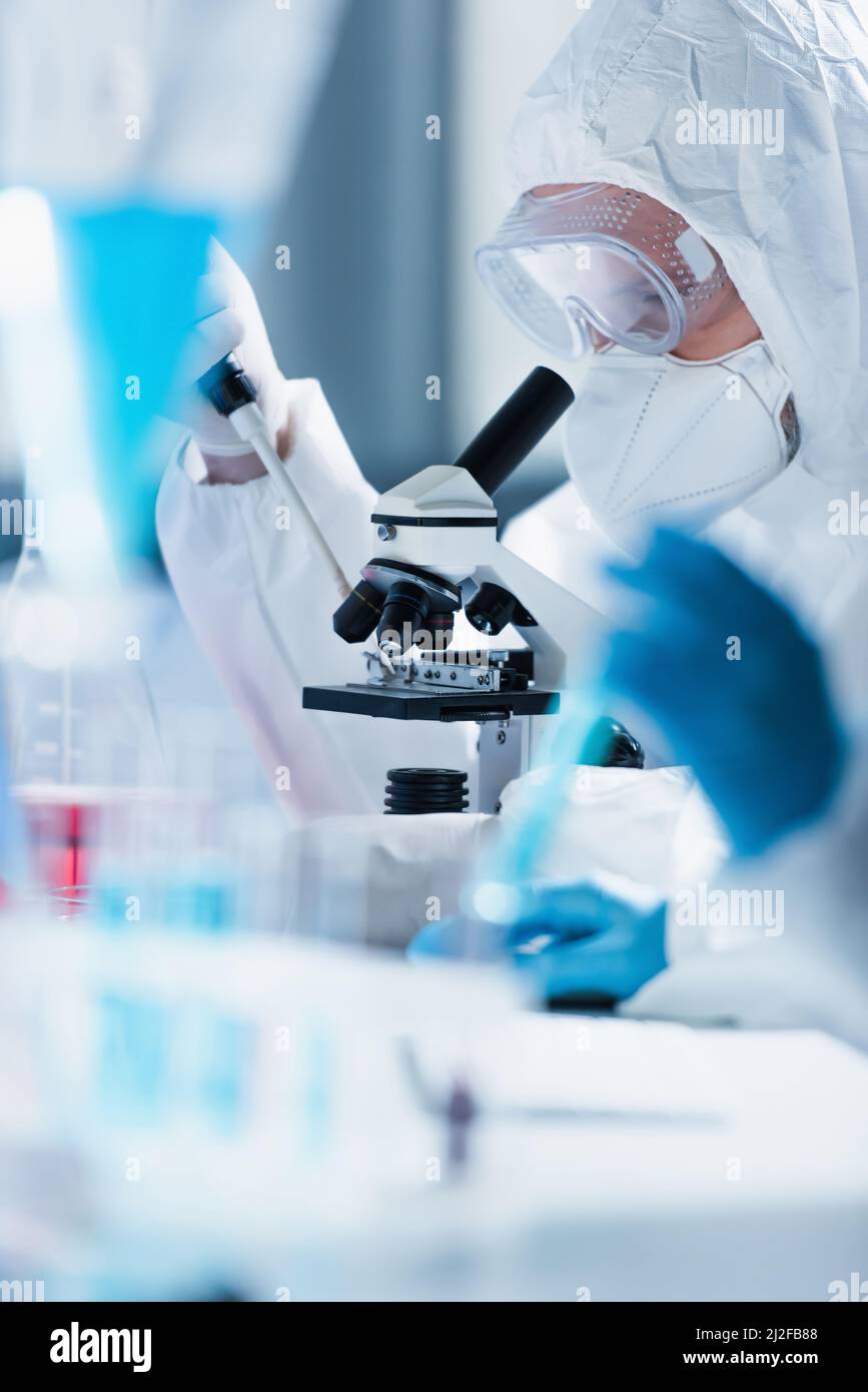 Biohazard hazmat suit chemical hi-res stock photography and images - Alamy