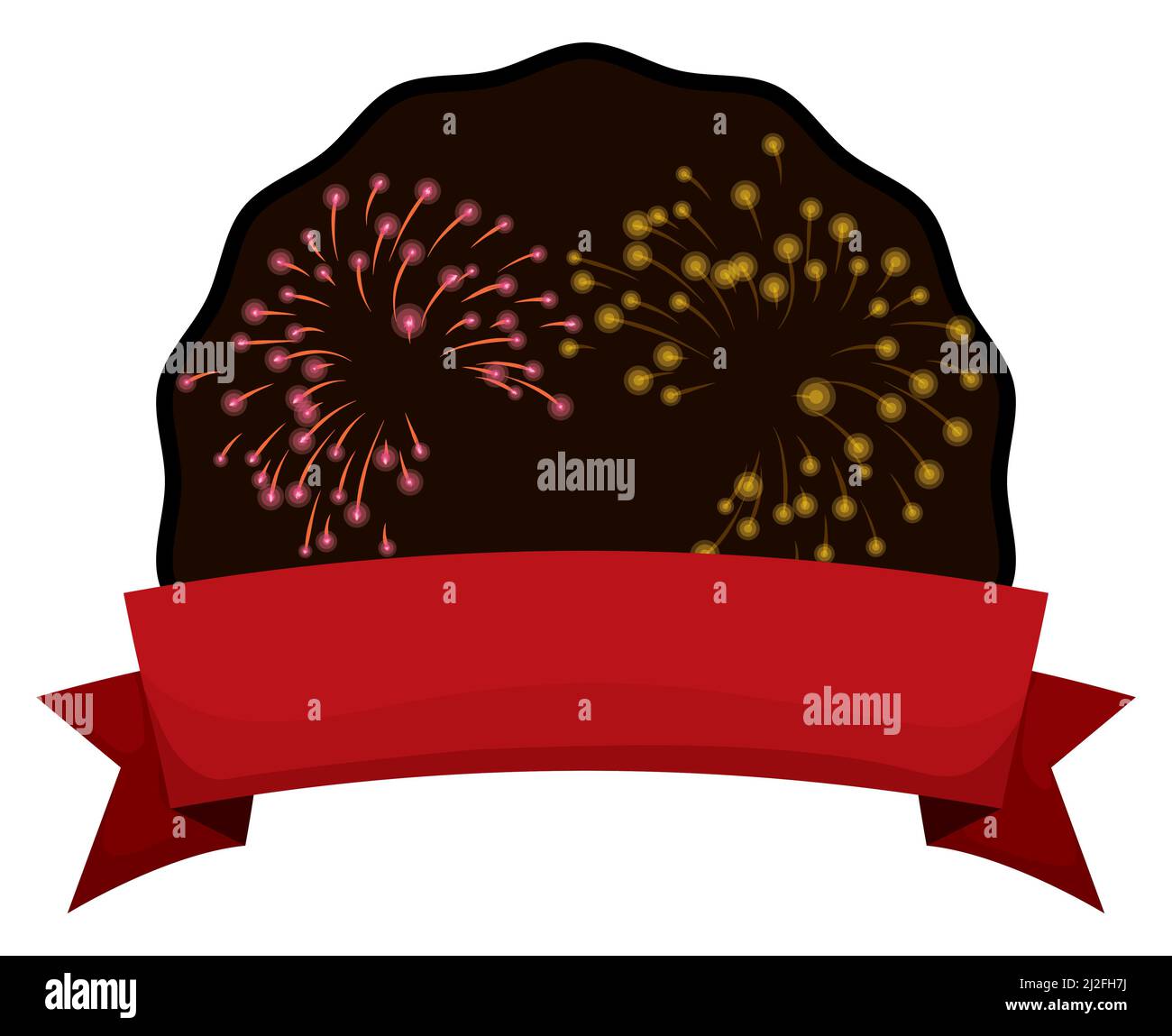Button Firework Pattern Fireworks burst explosion display midnight Stock Vector Images - Alamy