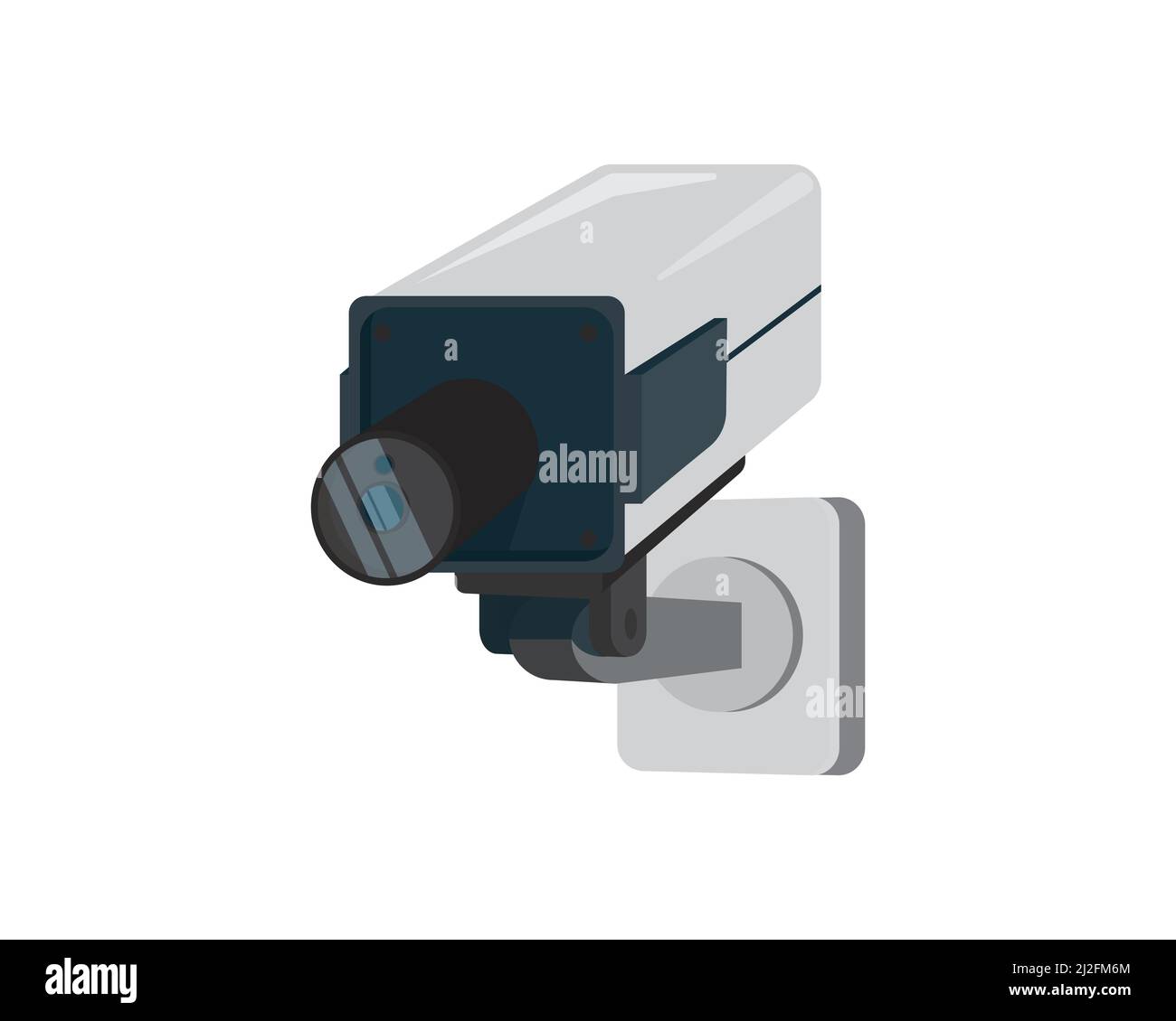 Detailed CCTV and Surveillance Illustration Vector Stock Vector