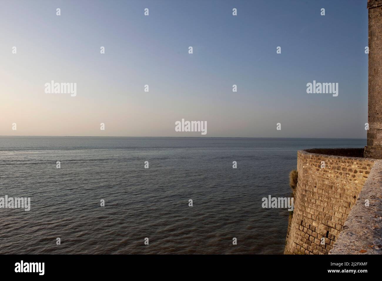 Toul Ramparts Ramparts of the Church of Talmont village in France Stock Photo - Alamy
