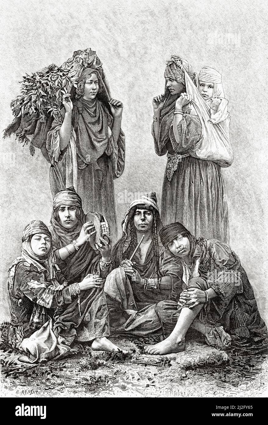Ghawarineh Arabs, nomads of the Dead Sea Basin, Jordan, Middle East ...