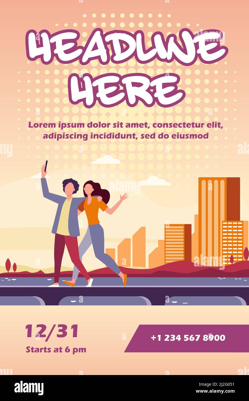 Young man tourist taking Stock Vector Images Alamy