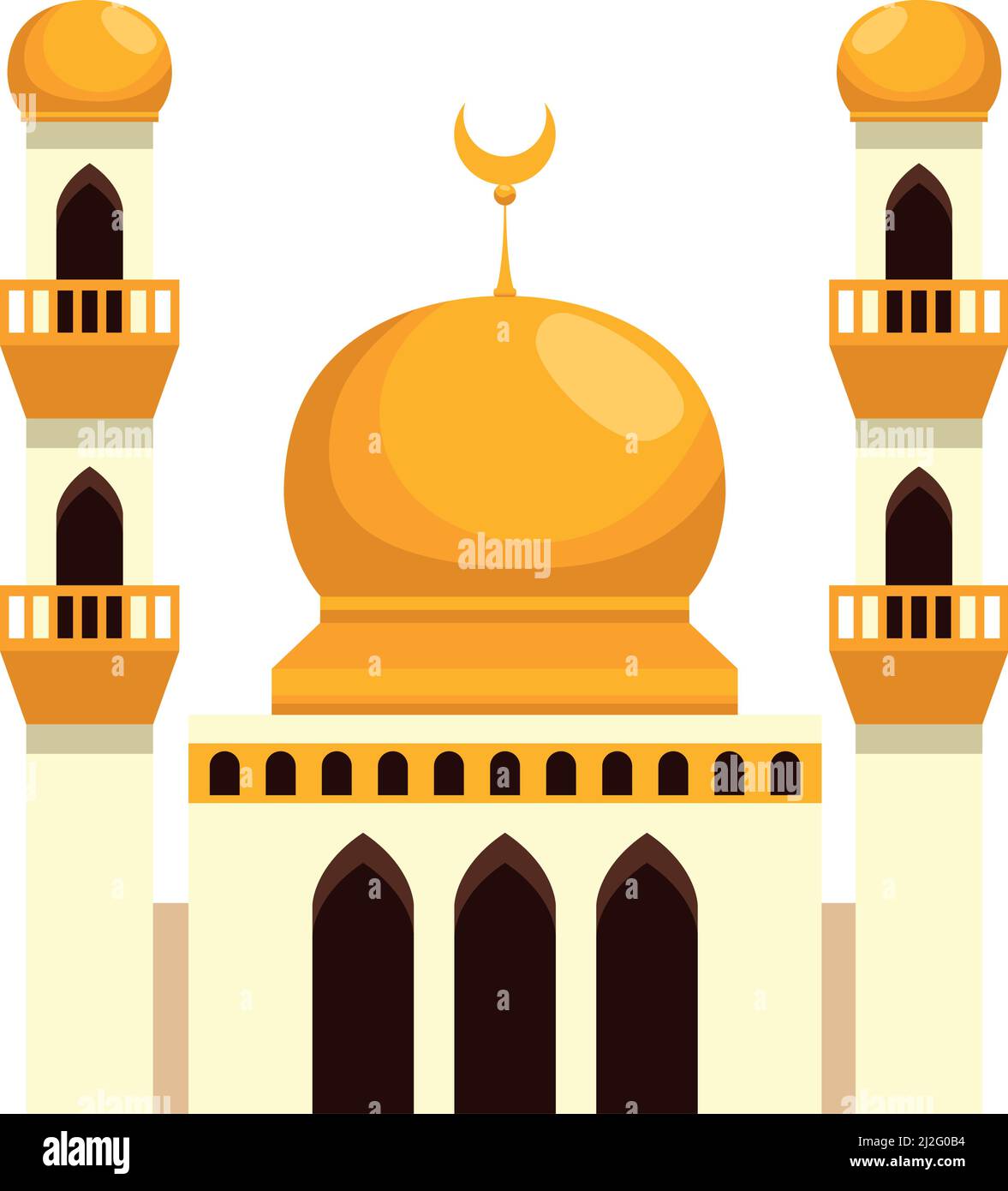 muslim mosque facade Stock Vector Image & Art - Alamy