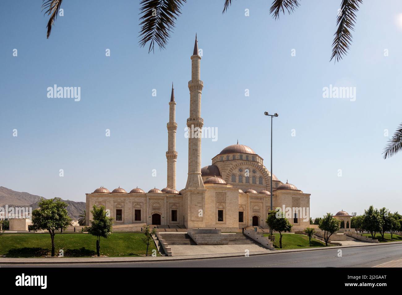 A view of Said Bin Taimur Mosque in Oman Stock Photo - Alamy