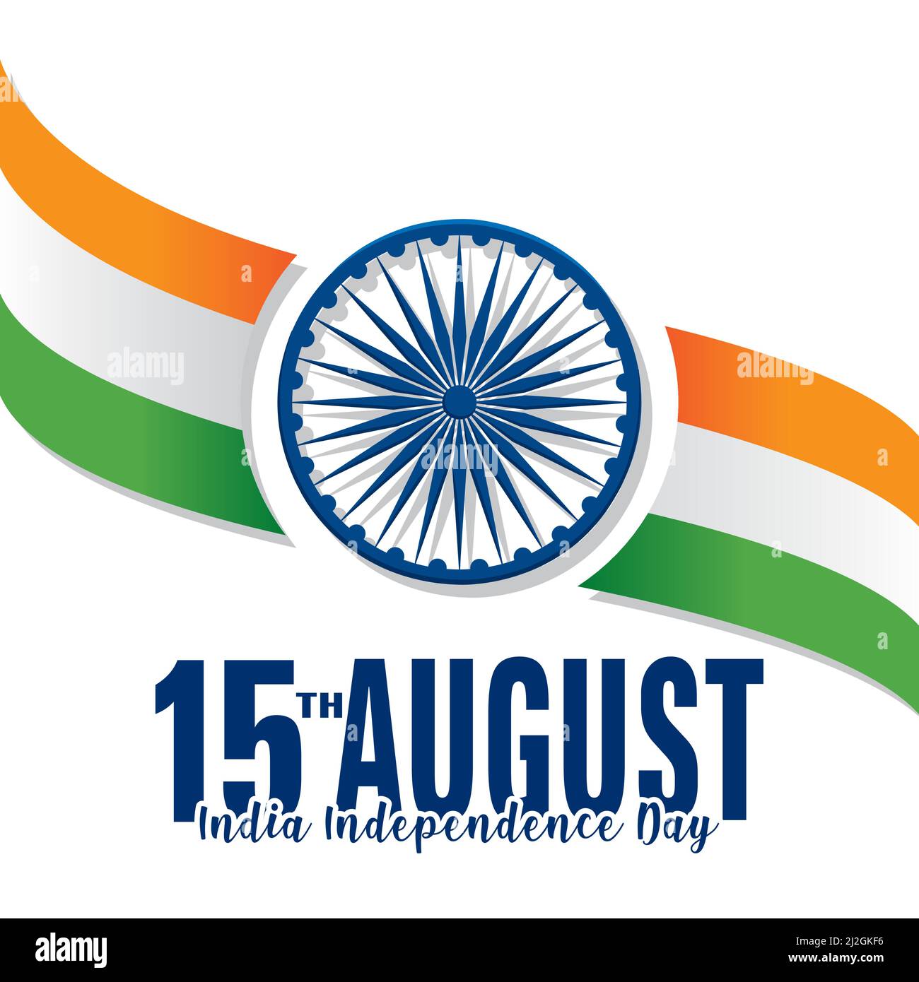 Isolated flag India independence day vector illustration Stock Vector ...