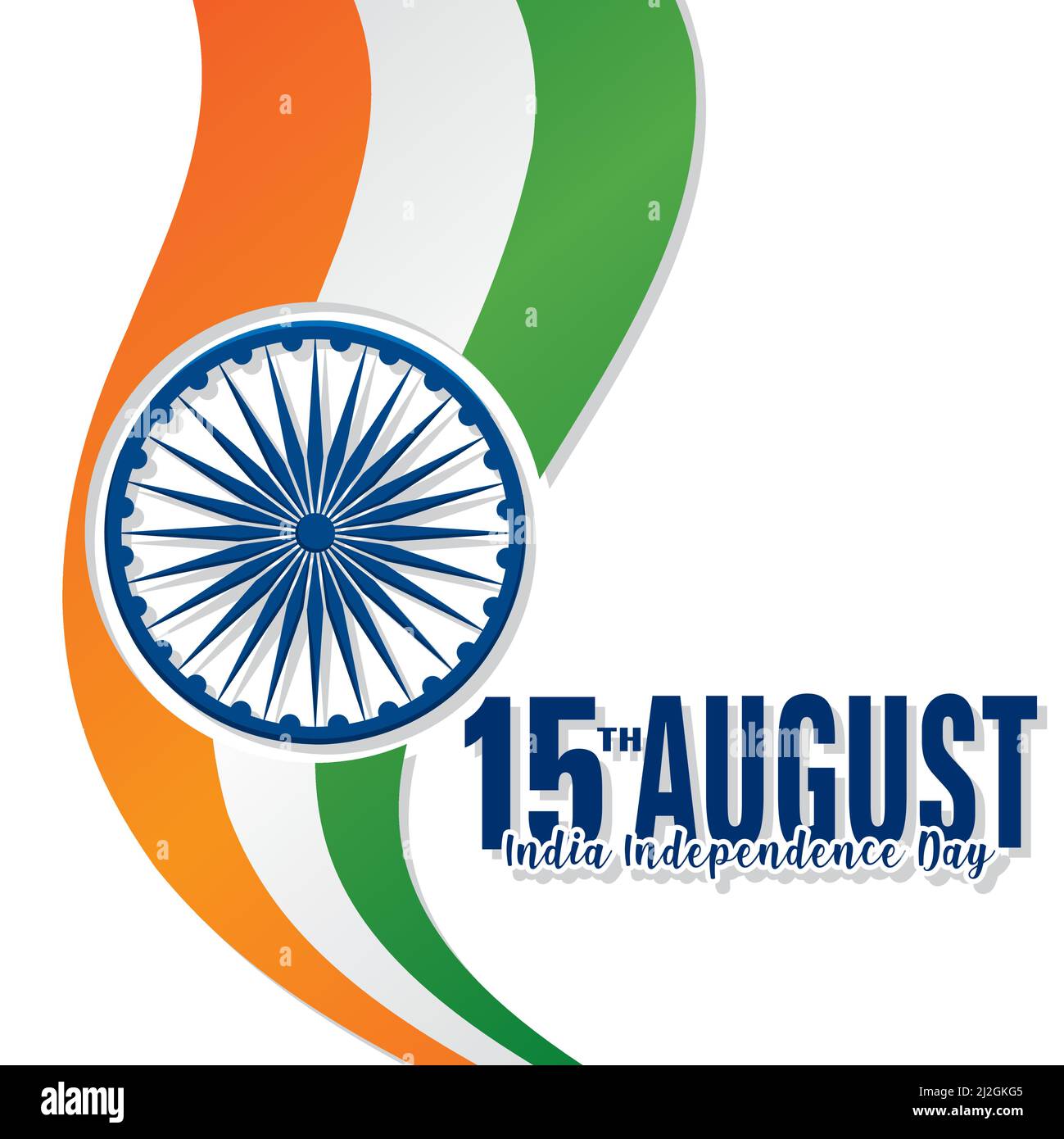 Poster flag India independence day vector illustration Stock Vector ...