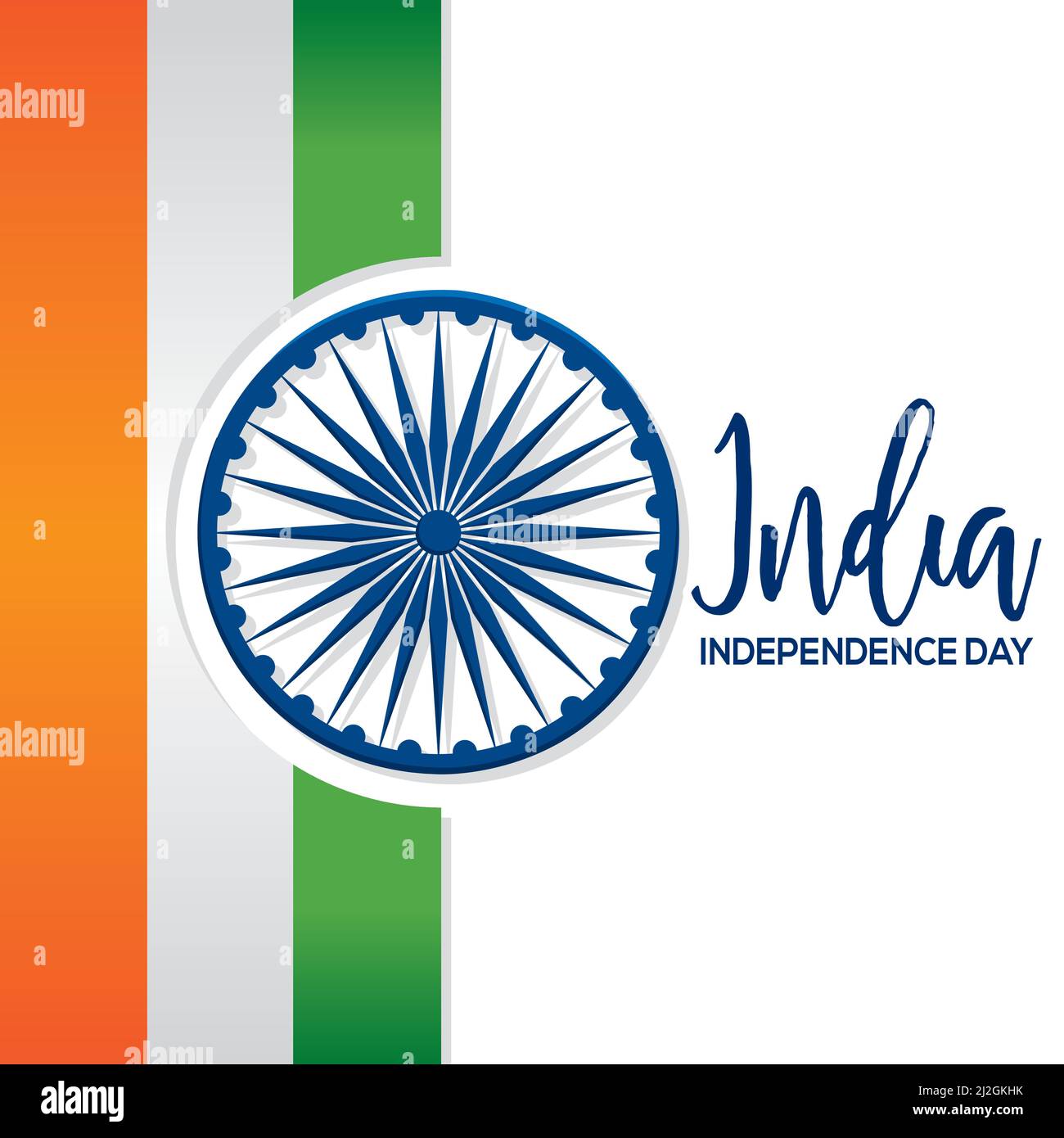 Poster flag India independence day vector illustration Stock Vector ...