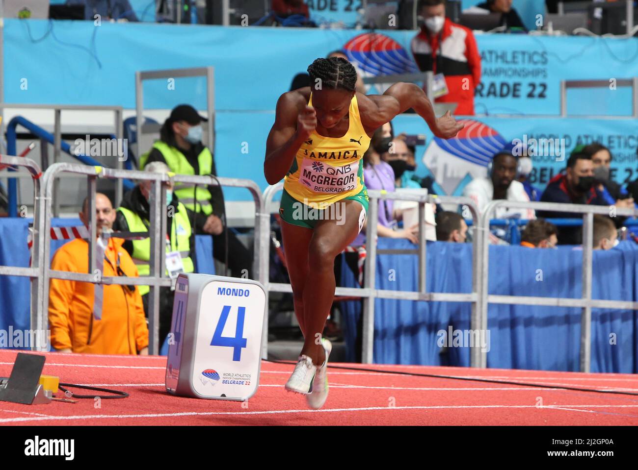 Roneisha MCGREGOR of Jamaique Heats 400M Women during the World