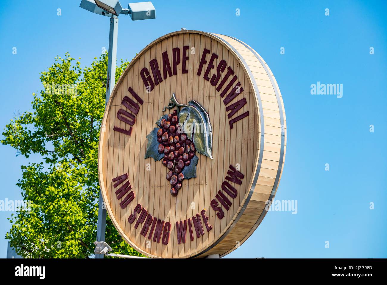 The Lodi Grape Festival grounds in Lodi California USA Stock Photo Alamy