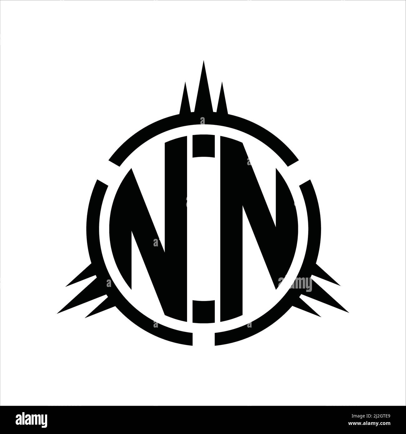 Nn logos vector vectors Cut Out Stock Images & Pictures Alamy