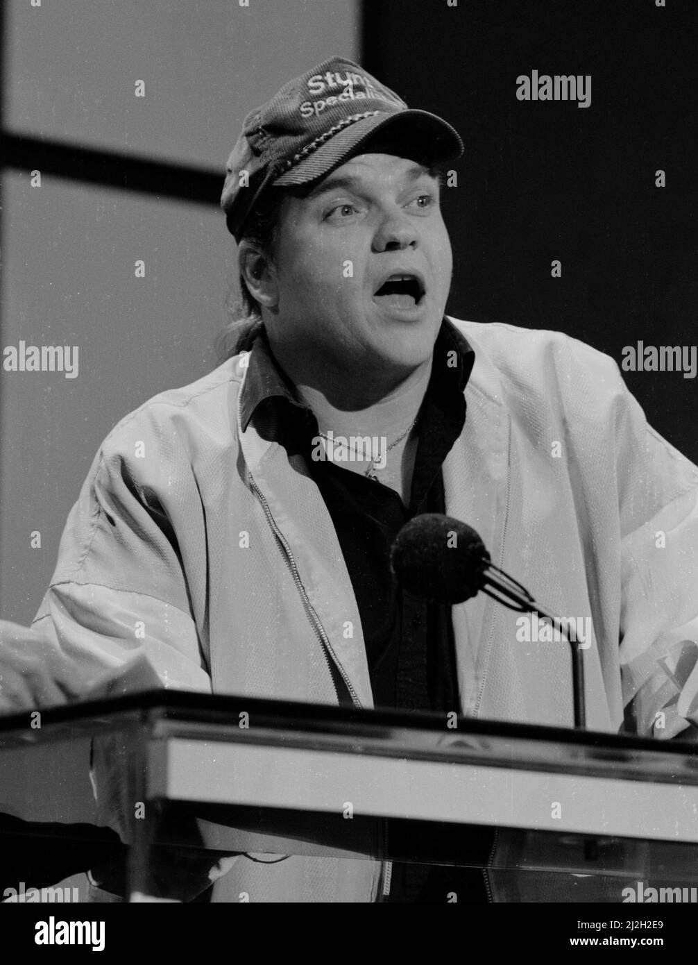 Meatloaf at the American Music Awards, 1987 Credit Ron Wolfson