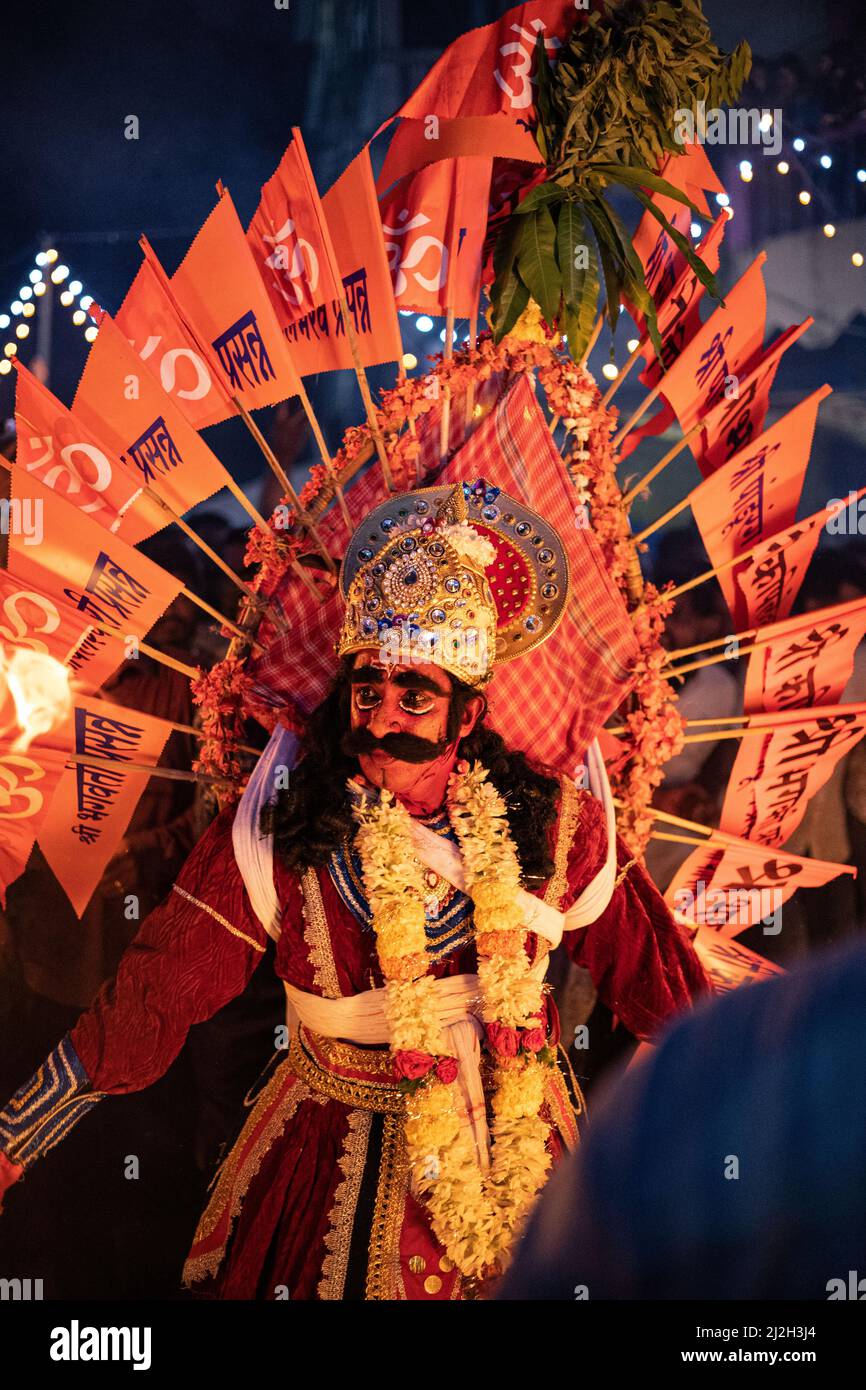 The annual Virabhadra folk dance performed two days before Gudi ...