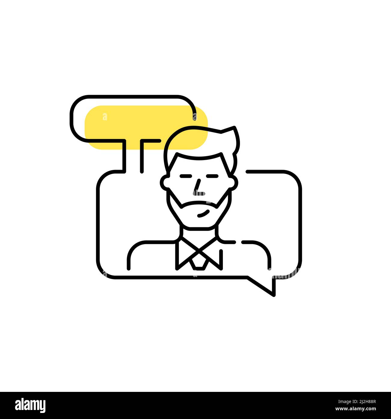Young man having stroke Stock Vector Images - Alamy