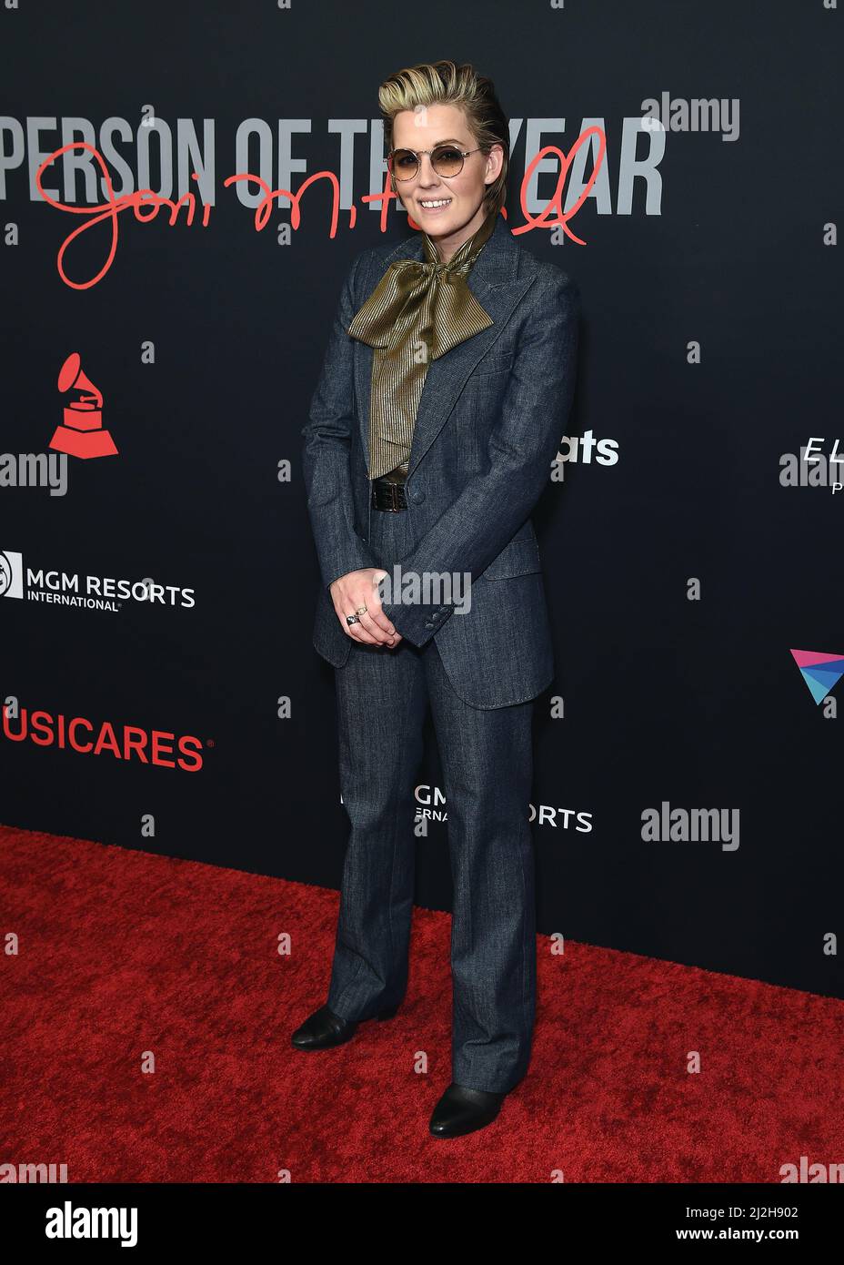 Brandi Carlile walking on the red carpet at the 31st Annual MusiCares