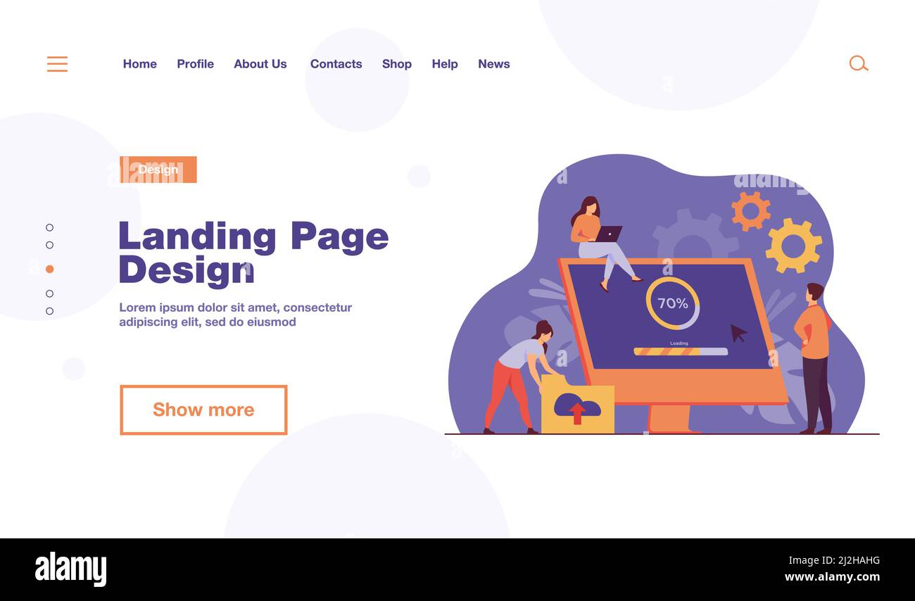 Tiny programmers upgrading operation system of computer isolated flat