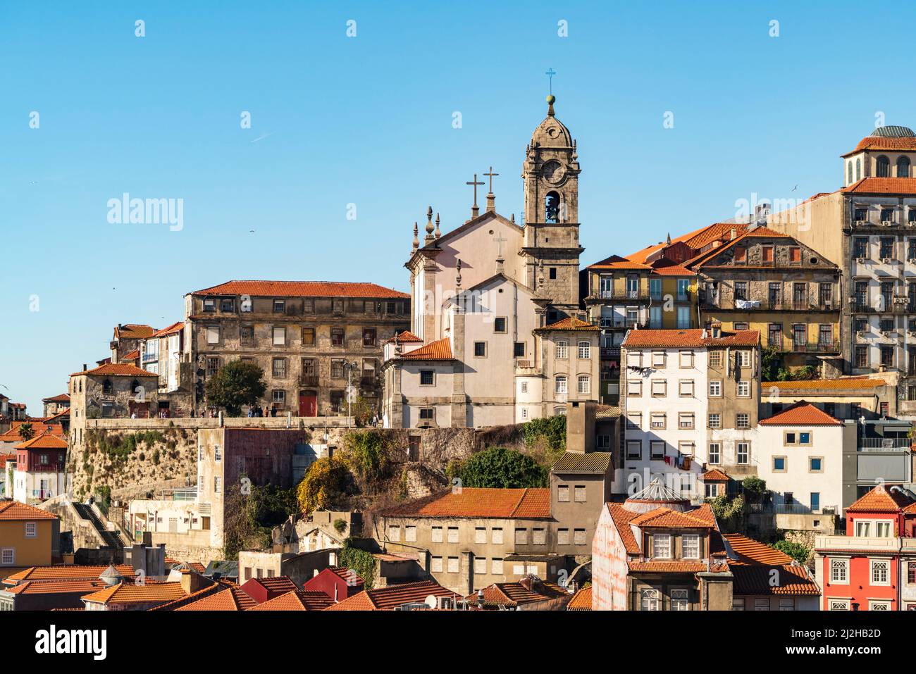 Portugal, Porto, Old town buildings Stock Photo