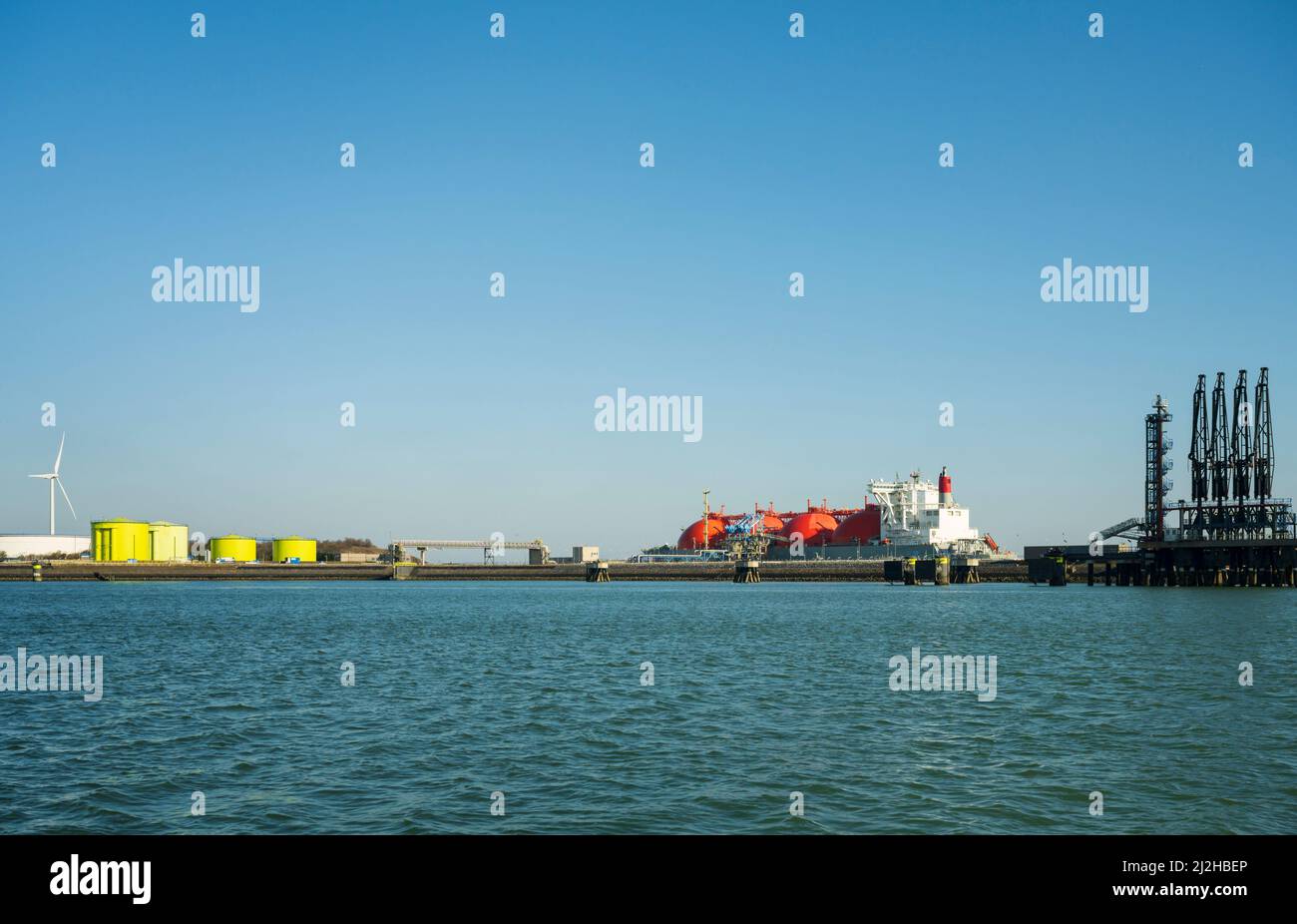 Facilities at GATE LNG terminal, Rotterdam, Netherlands Stock Photo Alamy