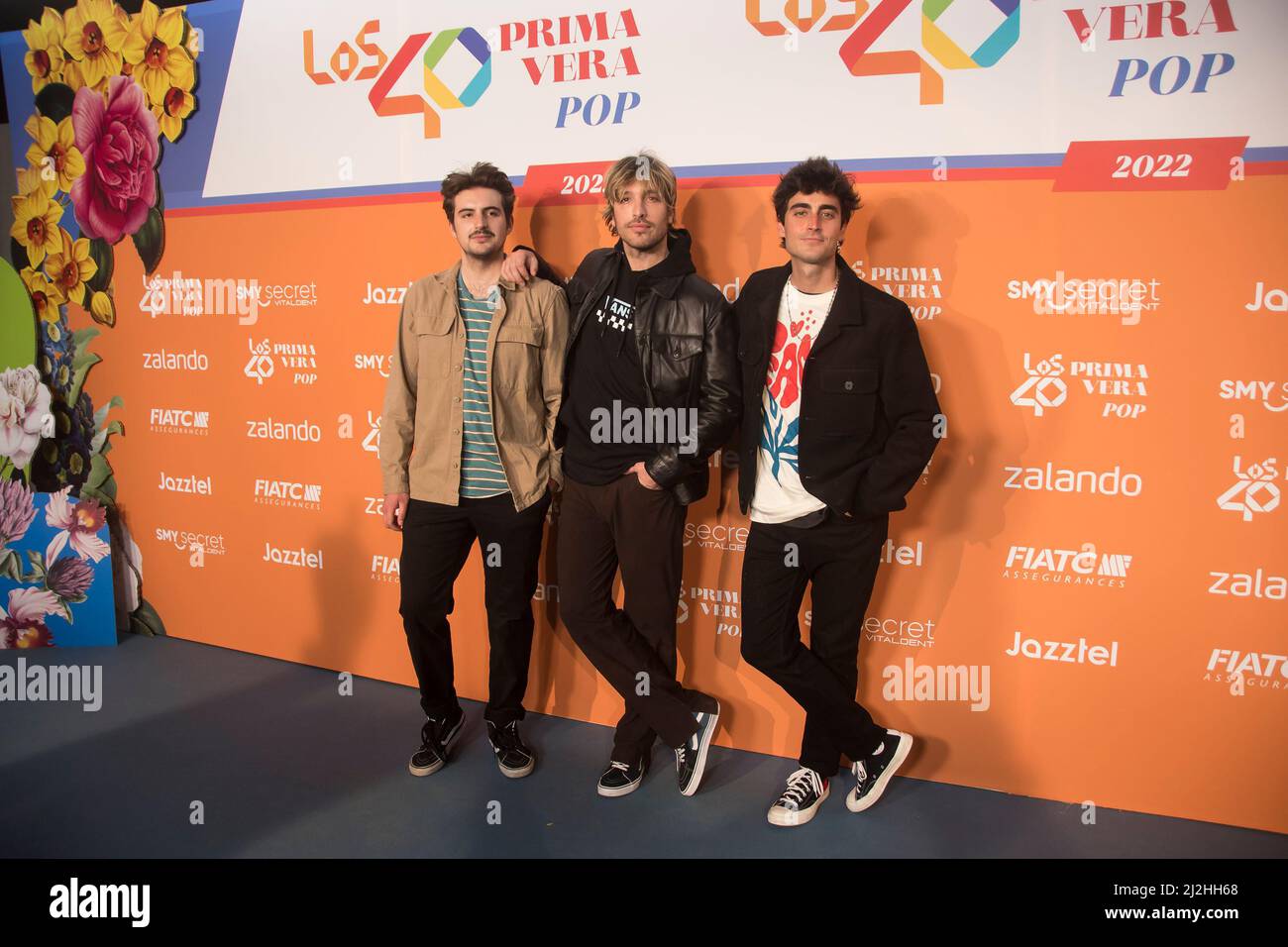 April 1, 2022, Madrid, Madrid, Spain: In the picture Marlon. LOS40 Primavera Pop is starting now and we know it because the hosts have begun to arrive early to receive all the guests who have made this night an unforgettable moment. (Credit Image: © Alberto Sibaja/Pacific Press via ZUMA Press Wire) Stock Photo