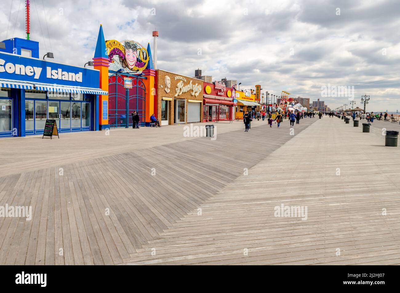 Brooklyn Nets basketball store in Coney Island Stock Photo - Alamy