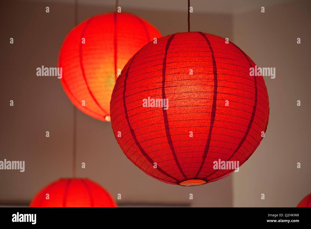 Lanterns cafe Chinatown Los Angeles CA H Stock Photo Alamy
