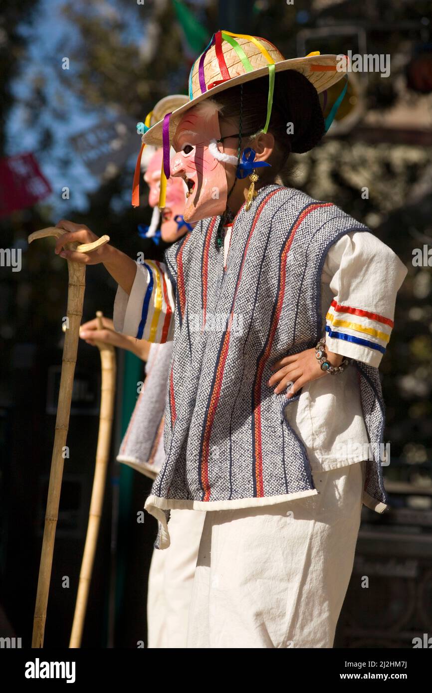 Children dressed as elders perform folkloric dances Chinco de Mayo festival  Stock Photo - Alamy