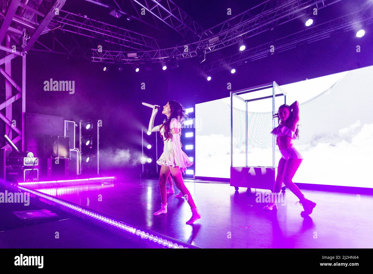 Milan Italy April 1, 2022 Madison Beer live at Fabrique © Roberto Finizio / Alamy Stock Photo